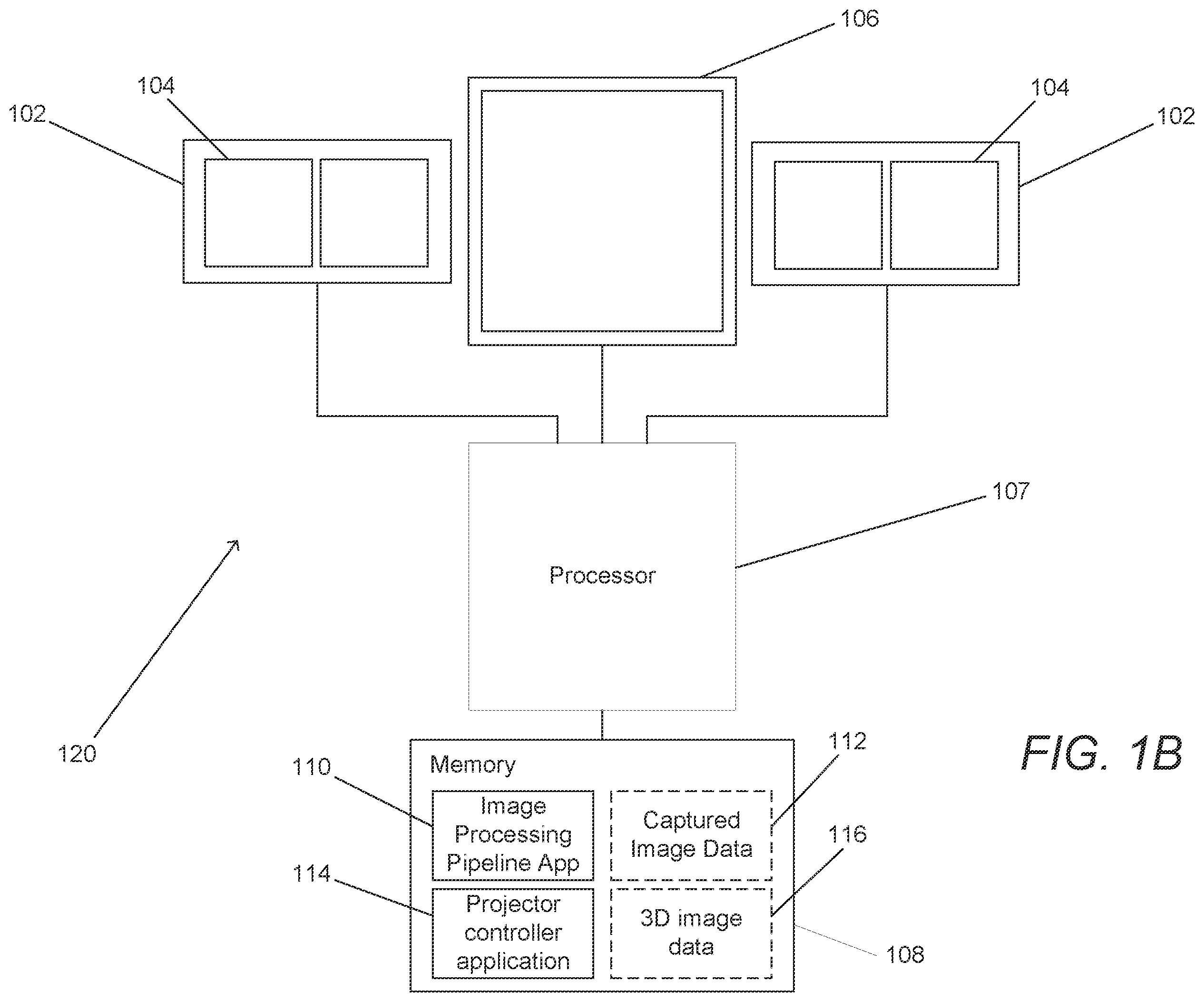 Patent US12590799 Figure 2 – Systems and methods for estimating depth from projected texture using camera arrays