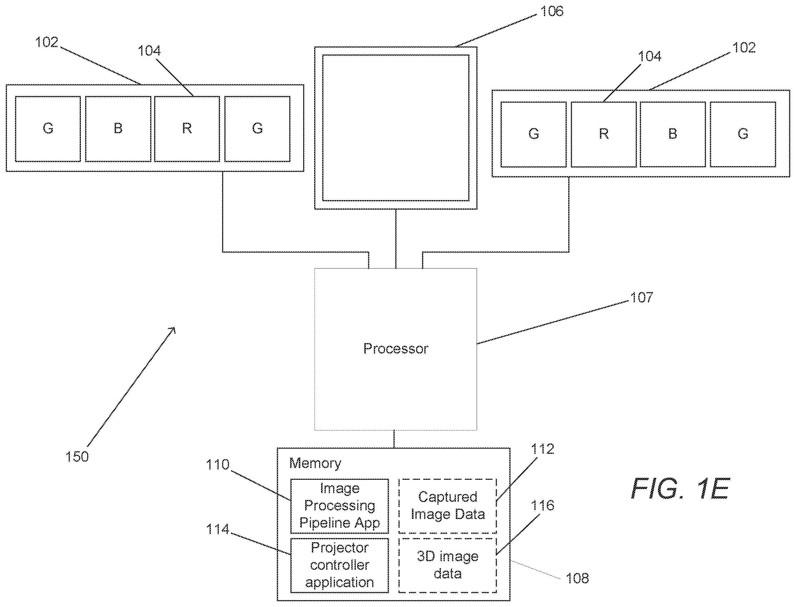 Patent US12590799 Figure 5 – Systems and methods for estimating depth from projected texture using camera arrays