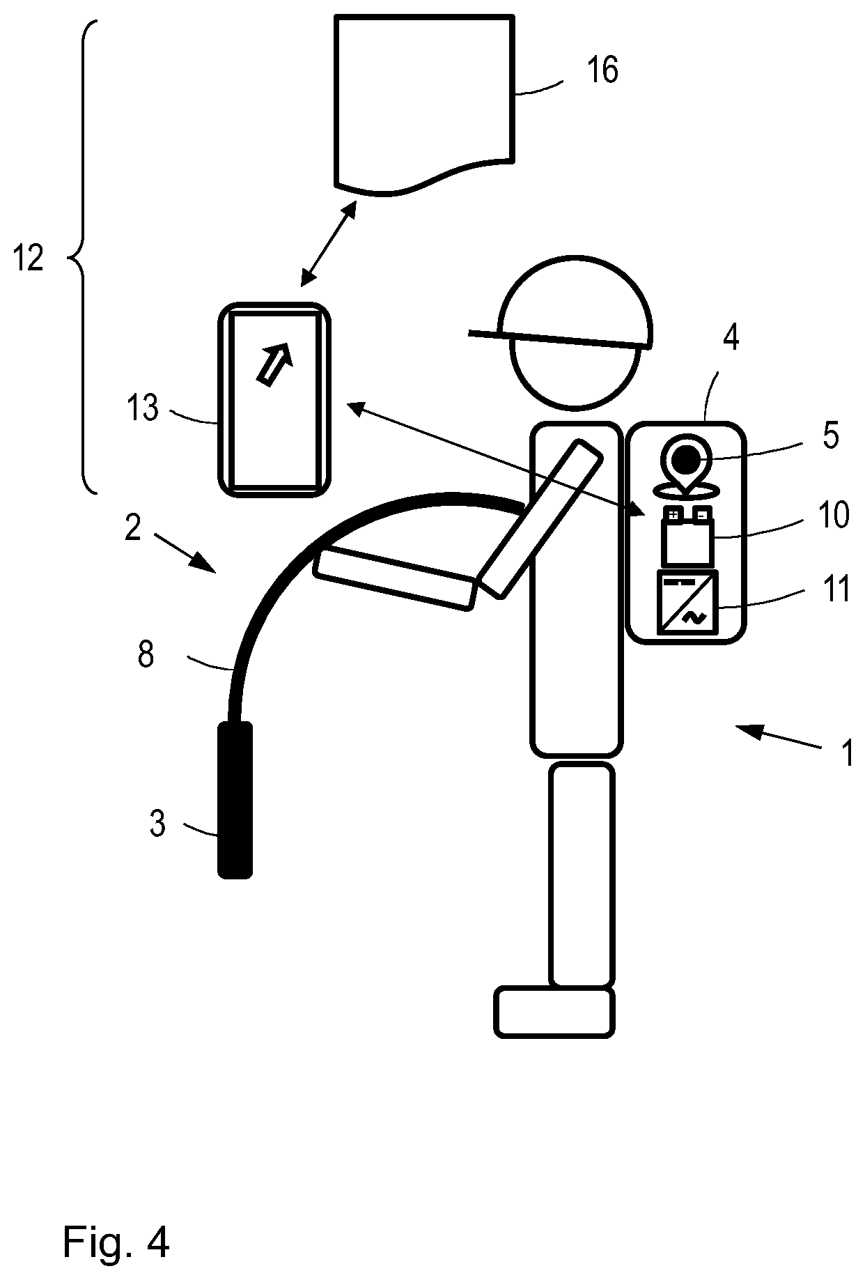Patent US12590802 Figure 3 – System for guiding an operator when compacting concrete
