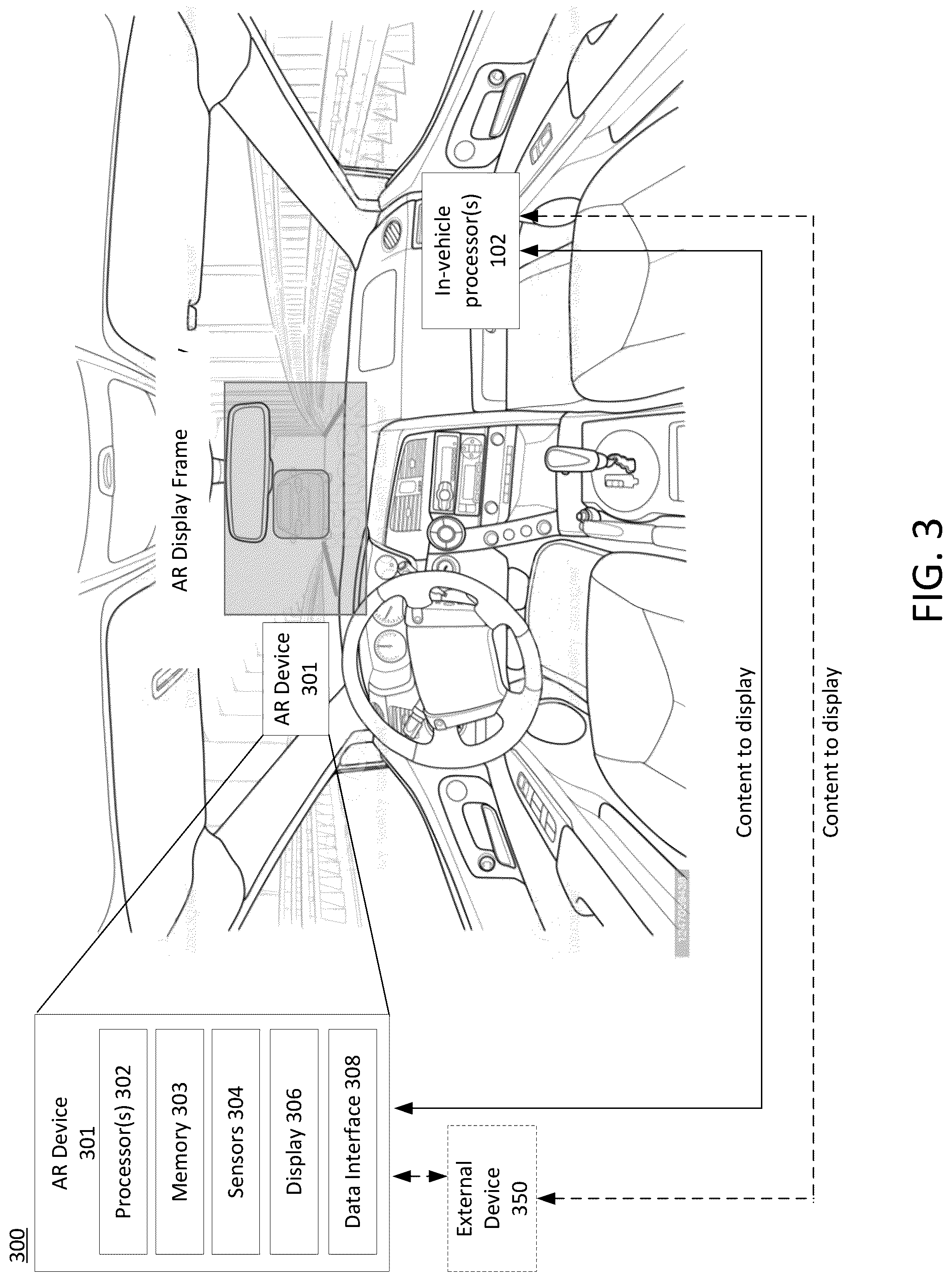 Patent US12590804 Figure 3 – Map features delivered via augmented reality (AR)