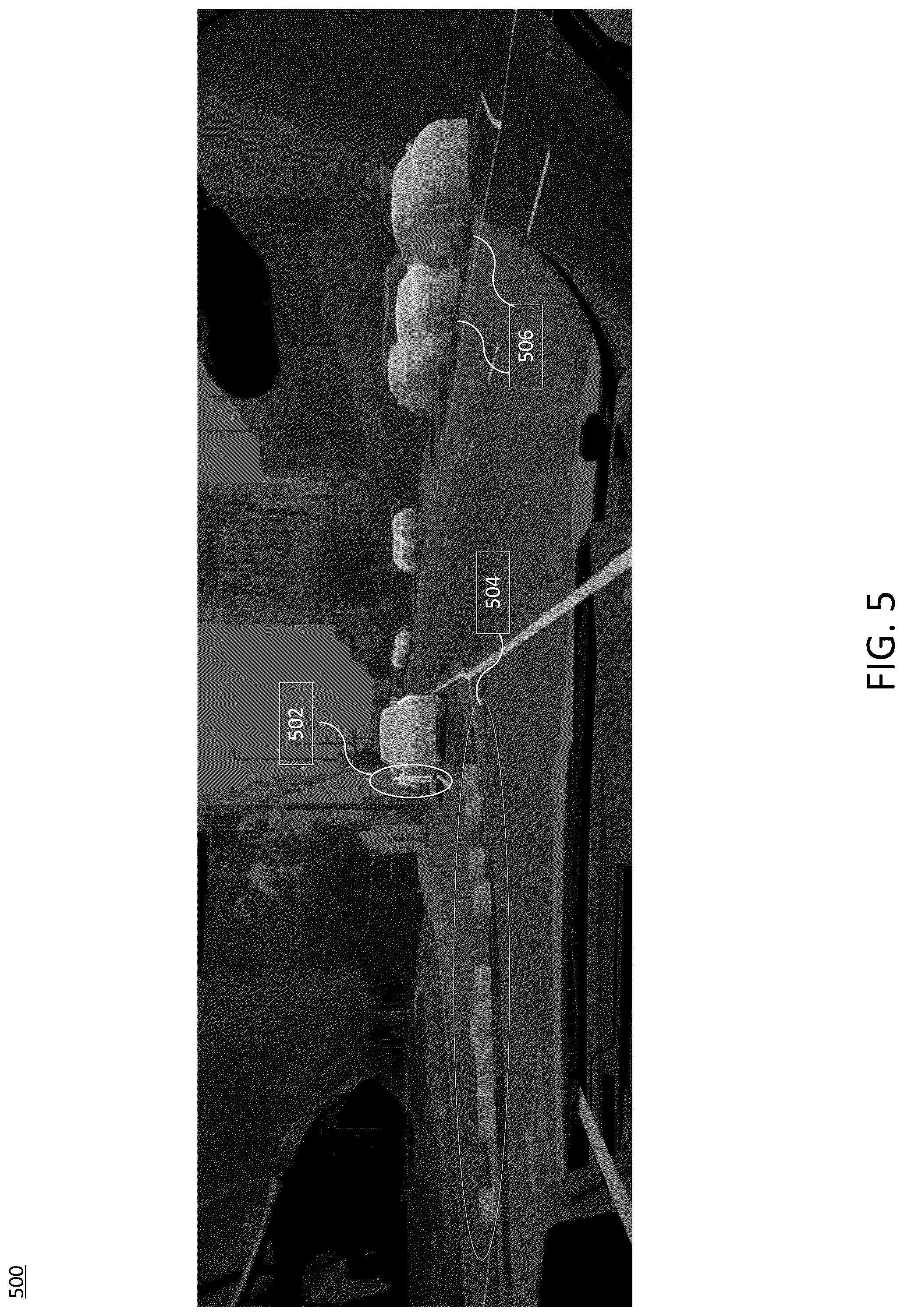 Patent US12590804 Figure 5 – Map features delivered via augmented reality (AR)