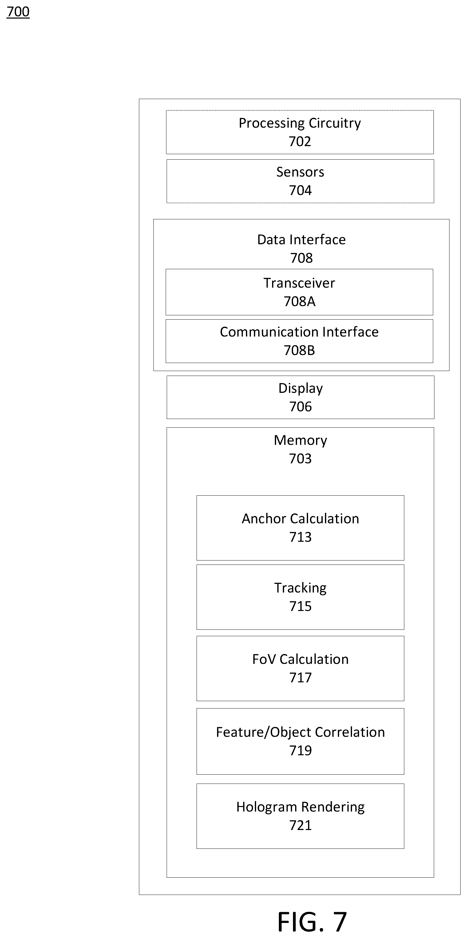 Patent US12590804 Figure 8 – Map features delivered via augmented reality (AR)