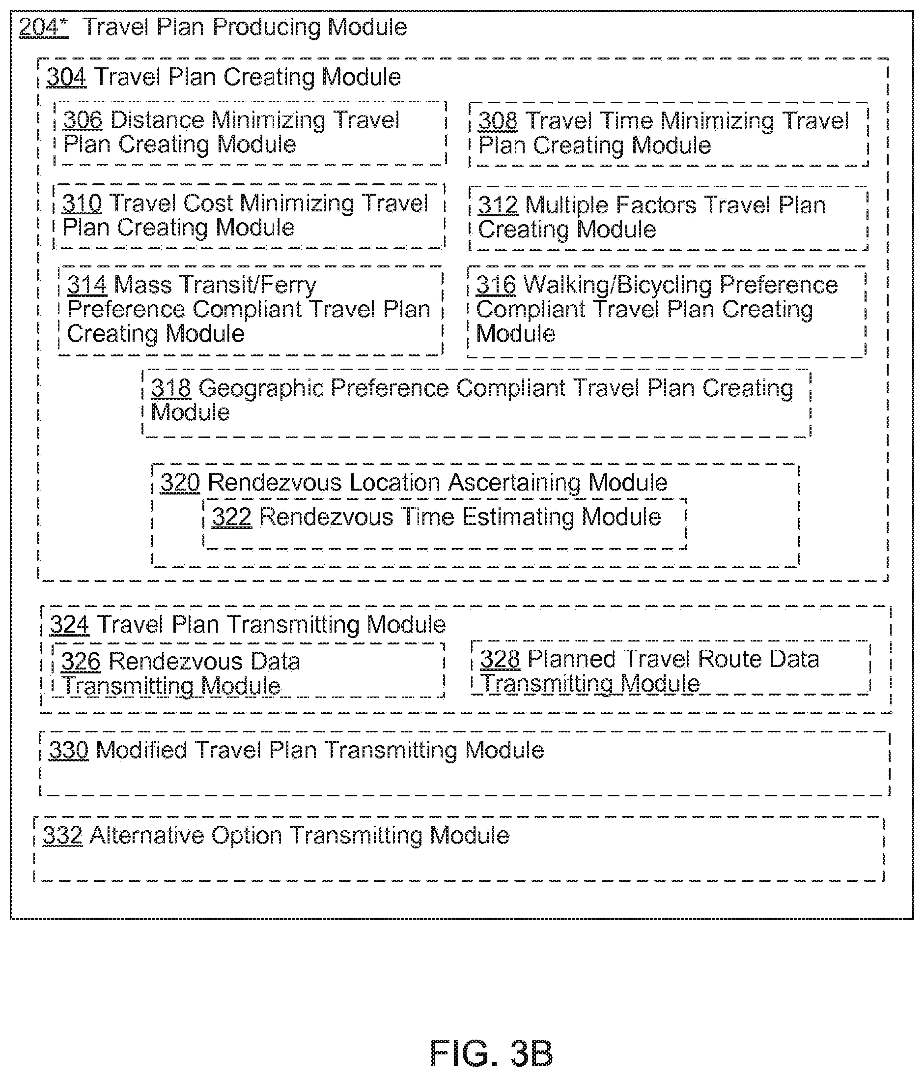 Patent US12590805 Figure 5 – Systems and methods for travel planning that calls for at least one transportation vehicle unit