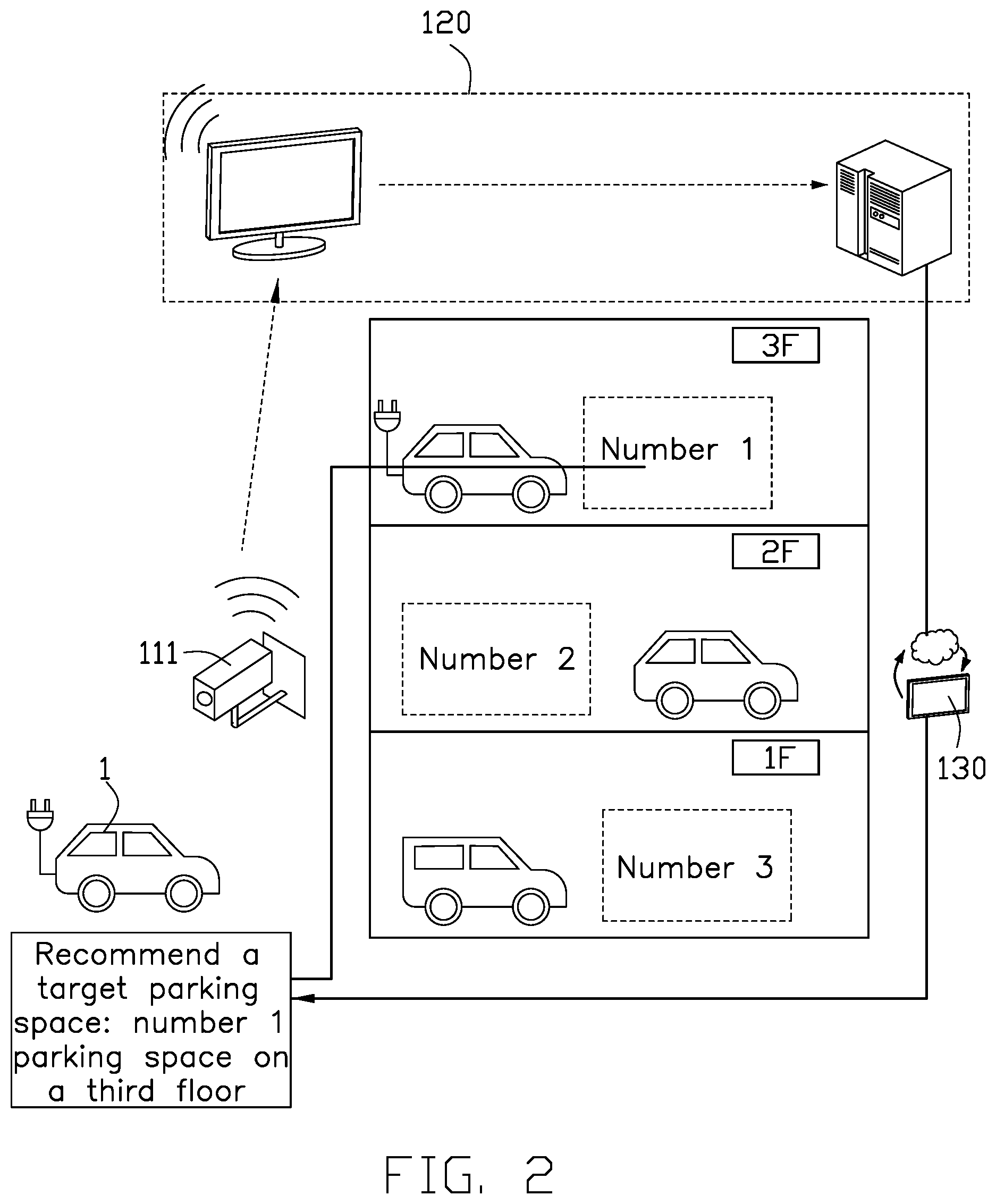 Patent US12590808 Figure 2 – Method for recommending parking, electronic device, and storage medium