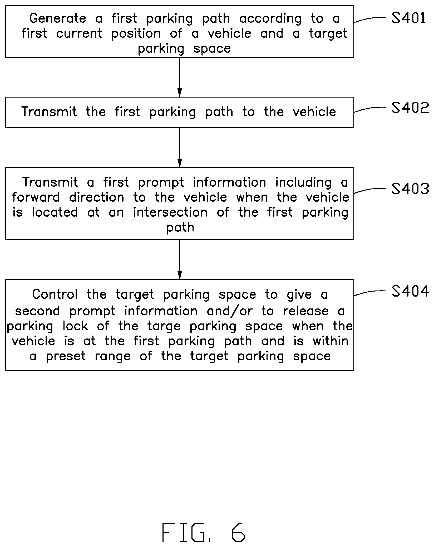 Patent US12590808 Figure 6 – Method for recommending parking, electronic device, and storage medium