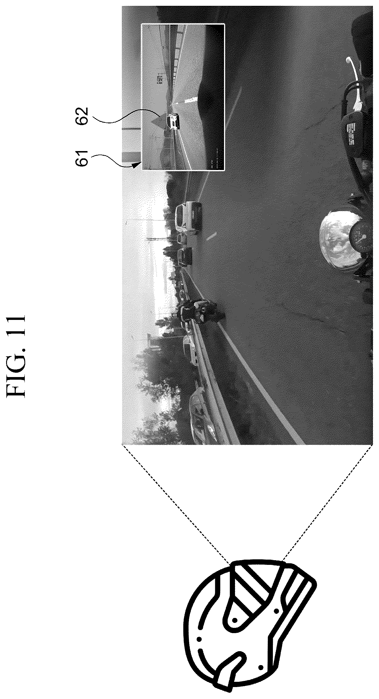 Patent US12590811 Figure 11 – Method, apparatus, and program for providing image-based driving assistance guidance in wearable helmet
