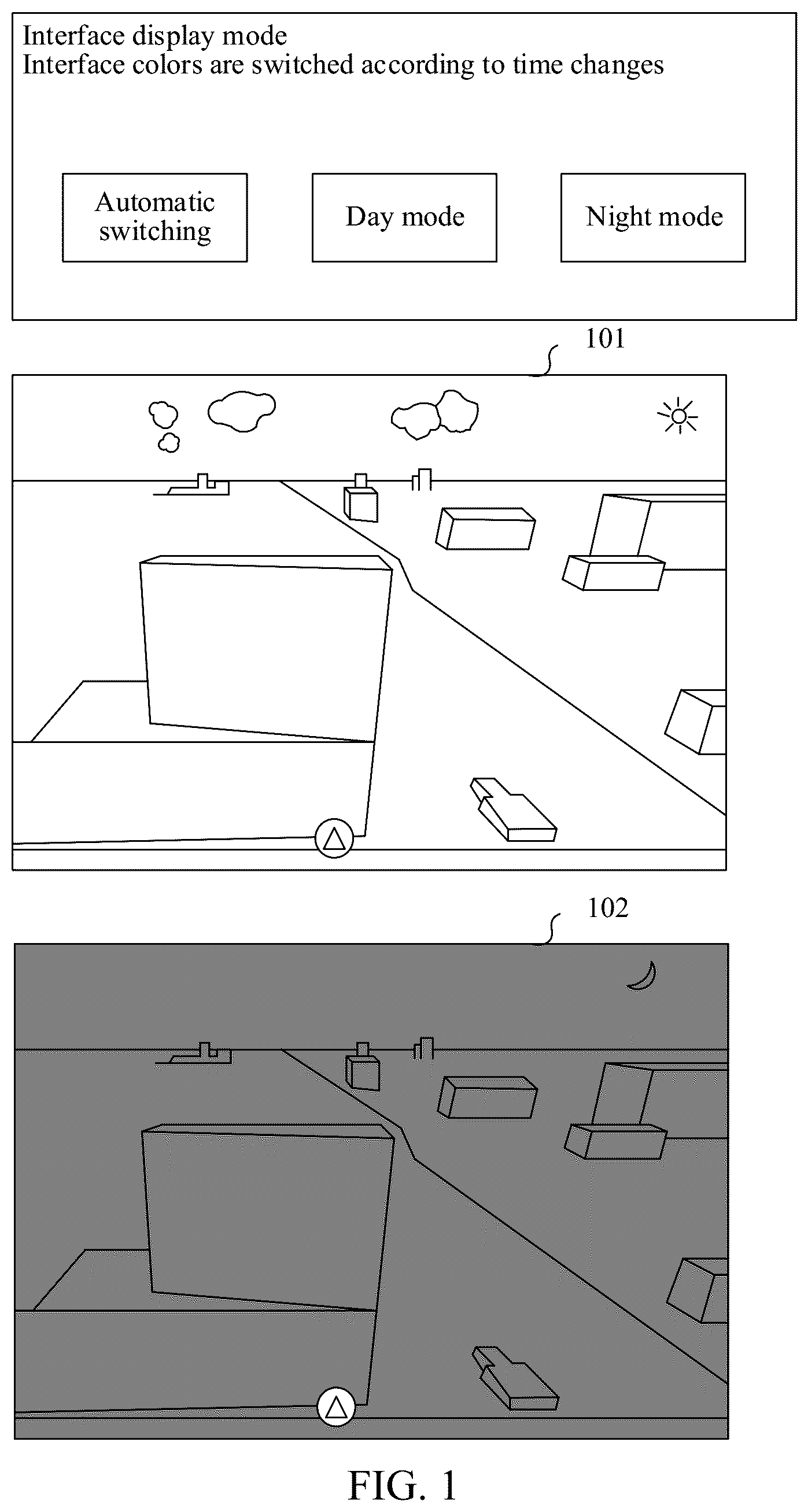Patent US12590813 Figure 1 – Navigation interface display method and apparatus, terminal, and storage medium
