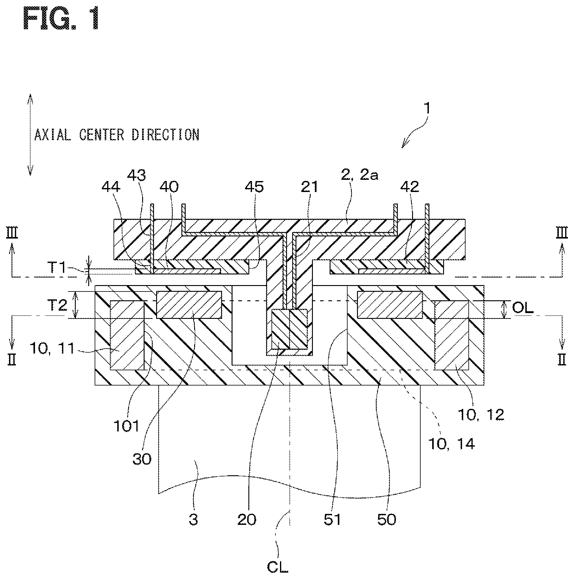 Patent US12590819 Figure 1 – Position detection device and brake pedal device