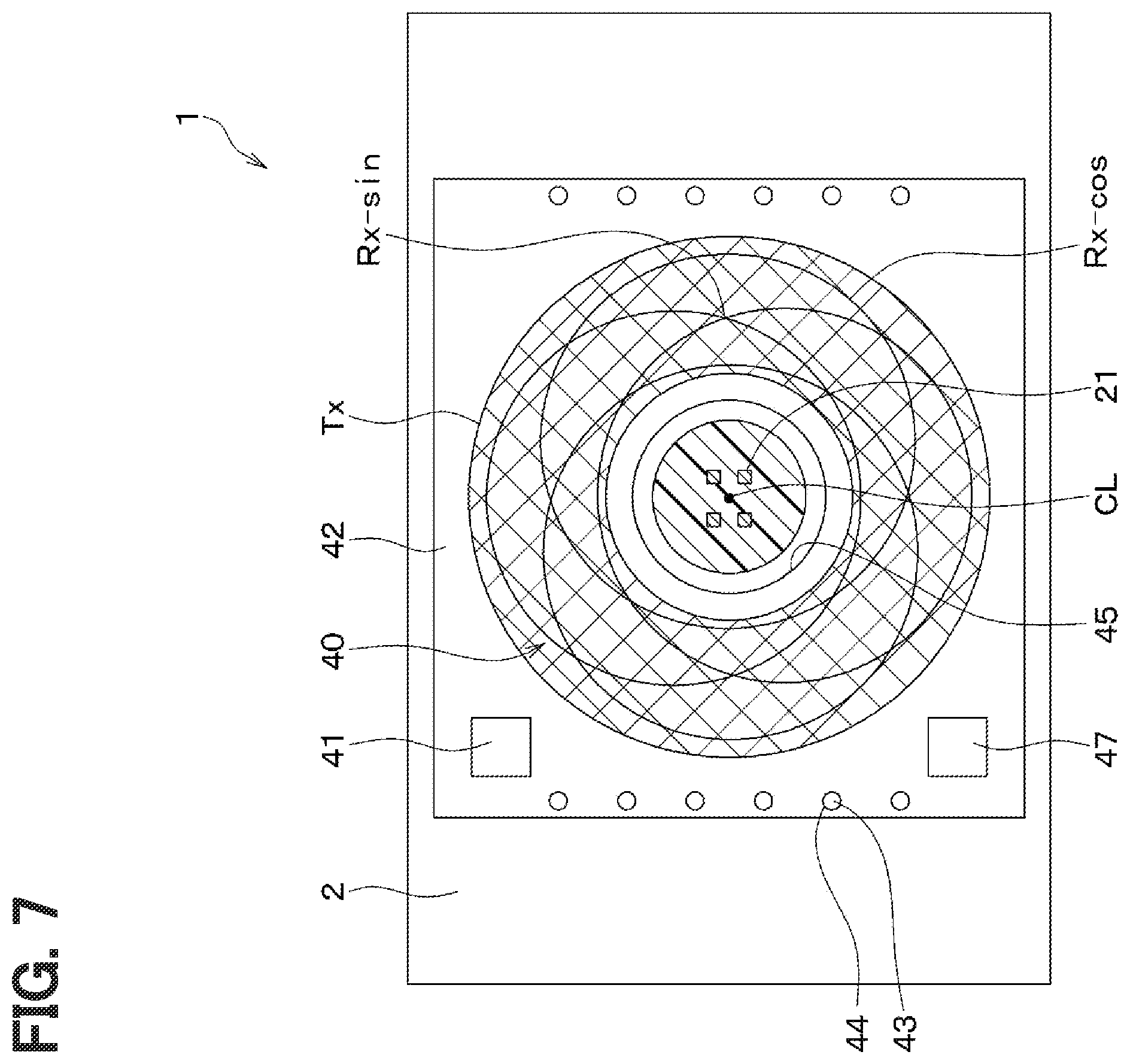 Patent US12590819 Figure 7 – Position detection device and brake pedal device