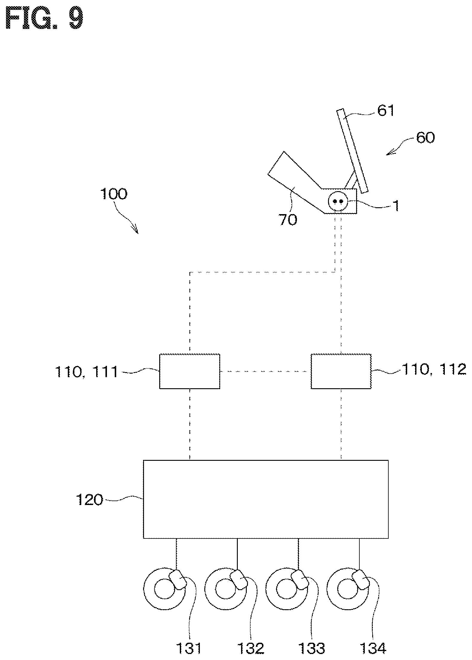 Patent US12590819 Figure 9 – Position detection device and brake pedal device