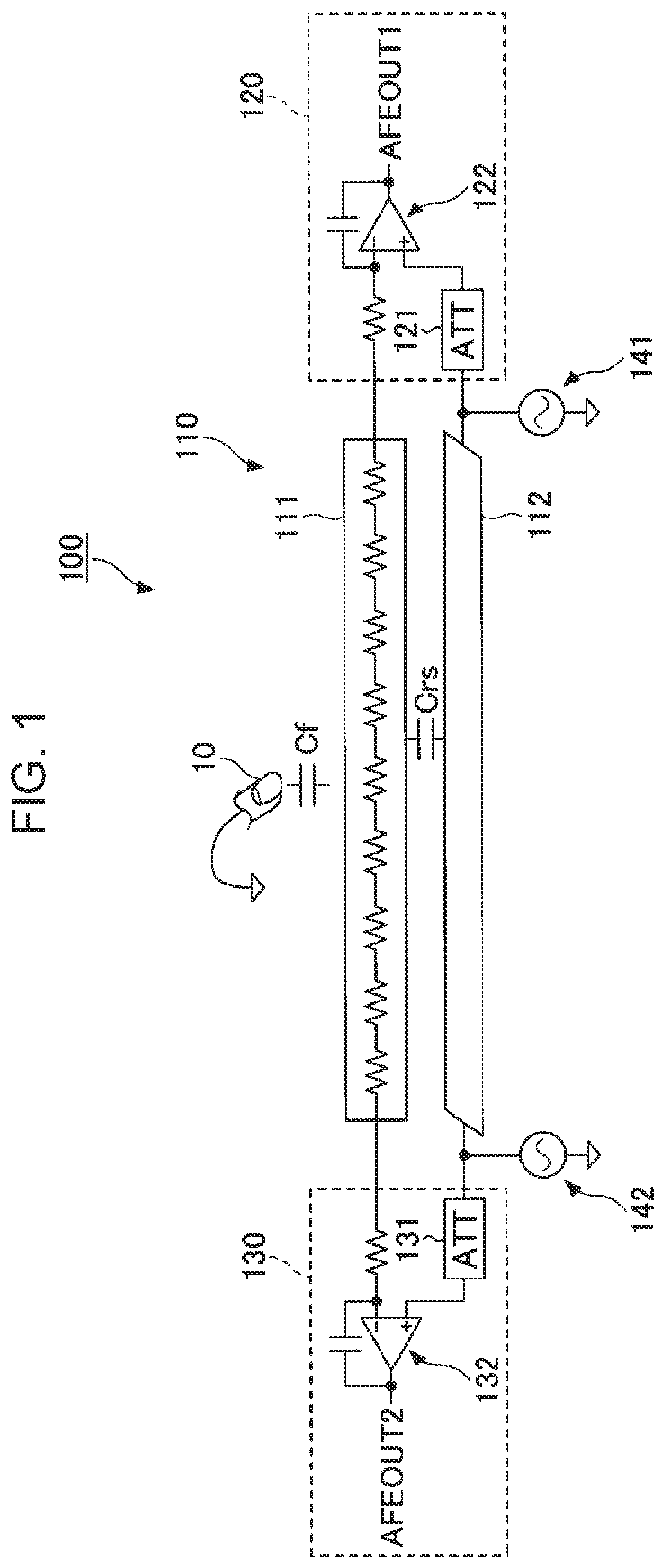 Patent US12590820 — Capacitance detection device — Figure 1
