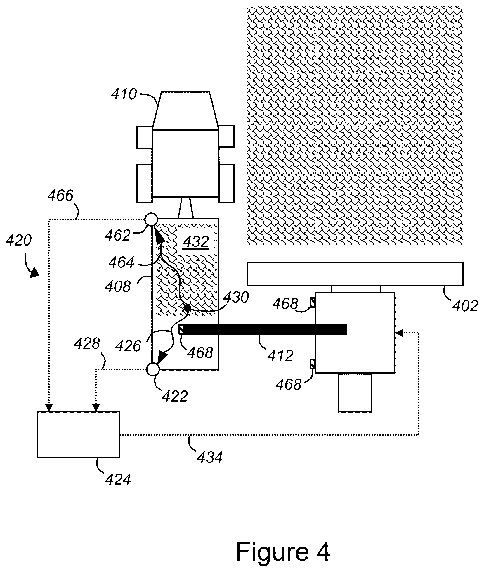 Patent US12590825 Figure 4 – Crop container monitoring
