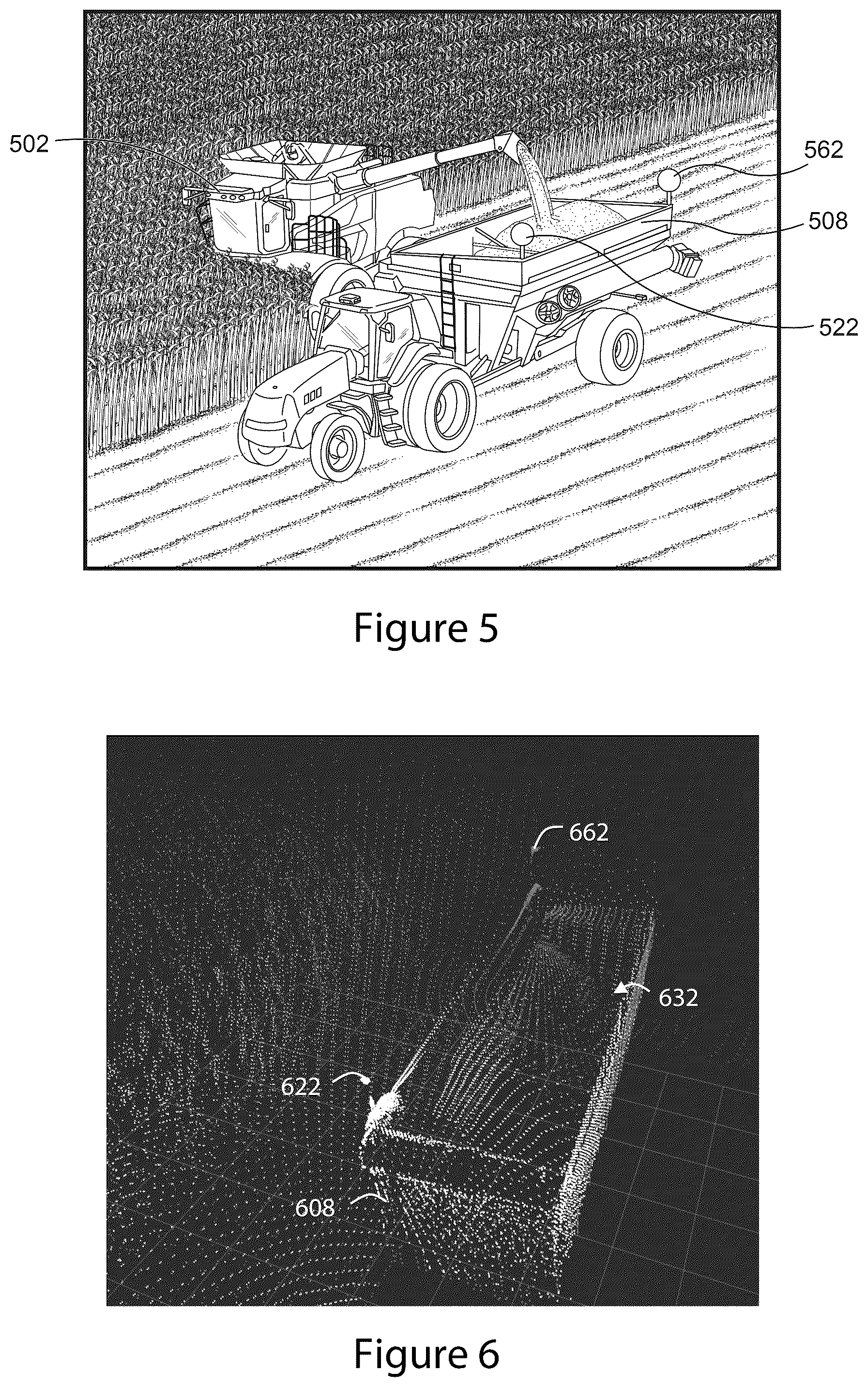 Patent US12590825 Figure 5 – Crop container monitoring