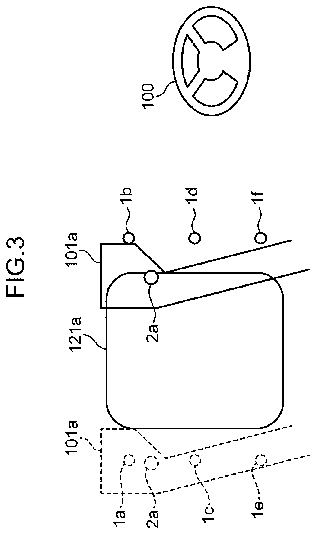 Patent US12590832 Figure 3 – Seat state sensing device, computer-readable recording medium recording a program, and seat state sensing method