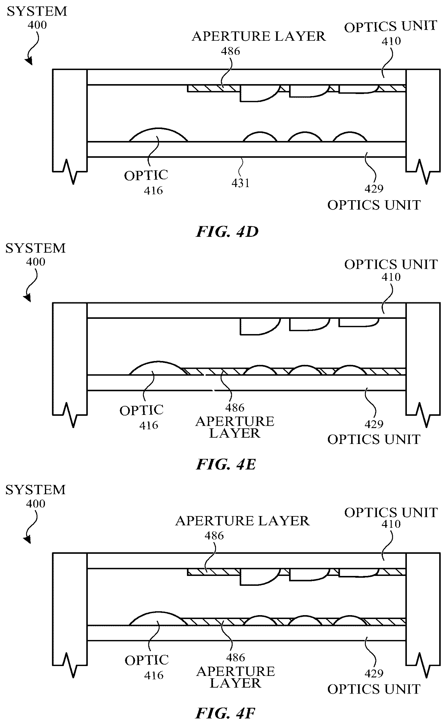 Patent US12590837 Figure 8 – Optical system for reference switching