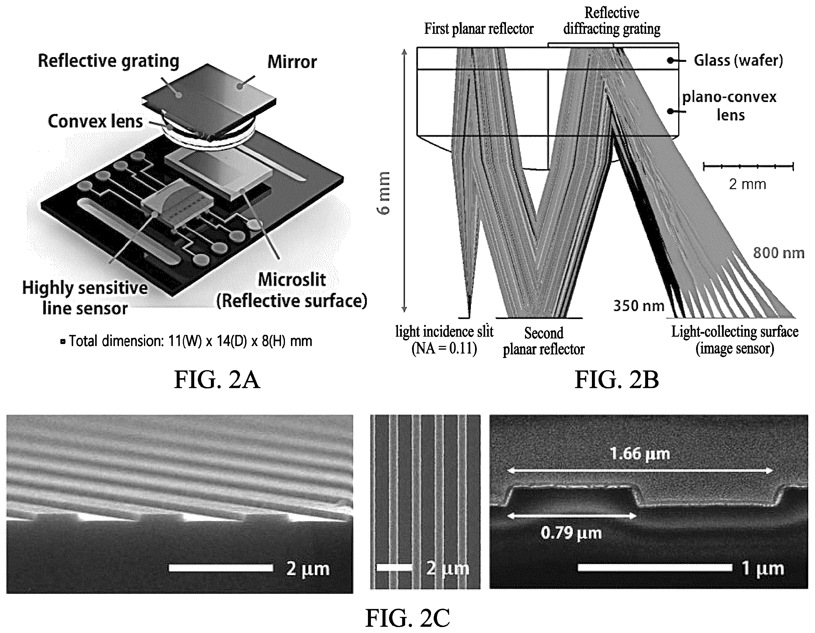 Patent US12590838 Figure 2 – Ultrathin micro-spectrometer and method of manufacturing the same