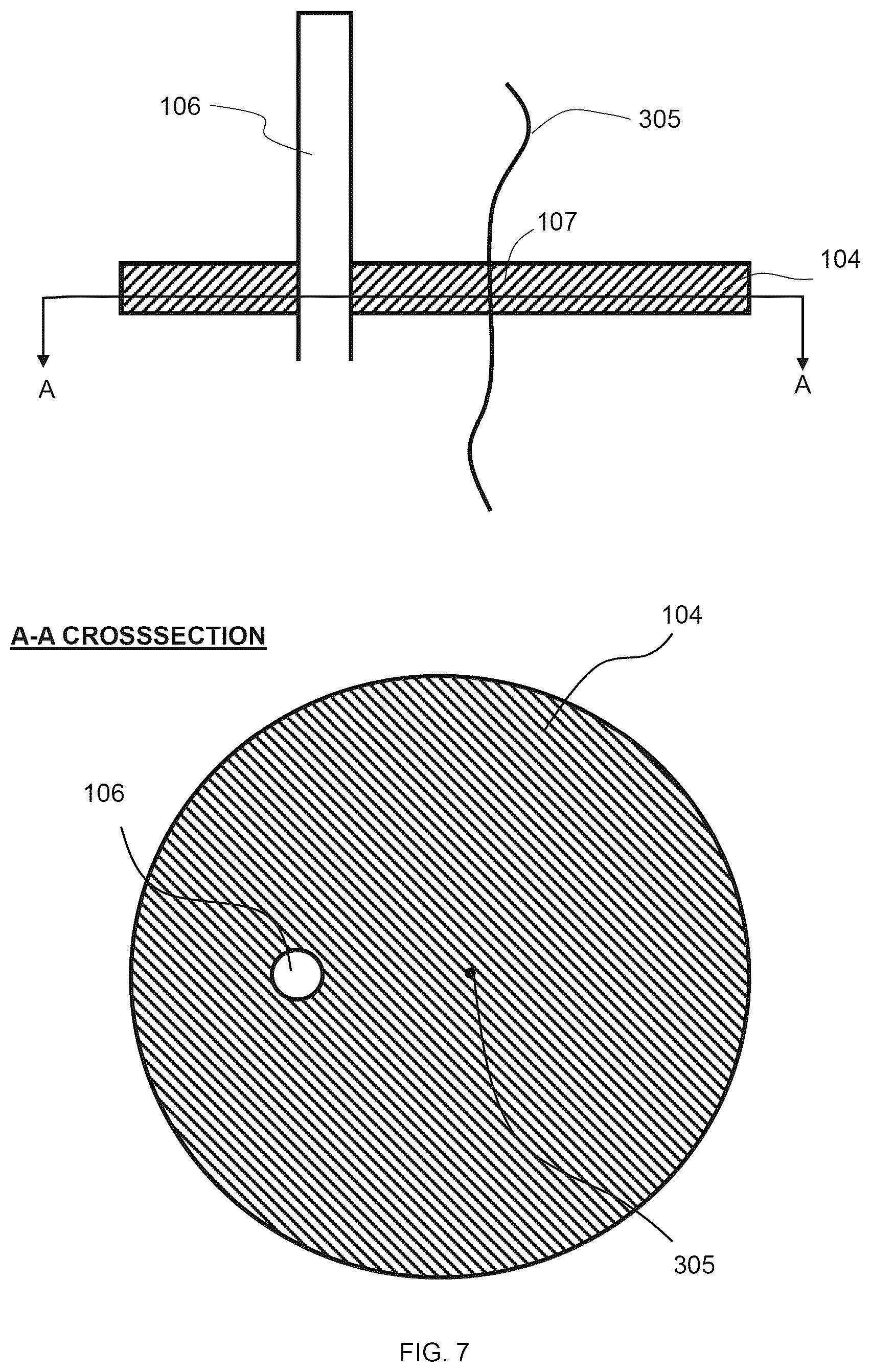 Patent US12590842 Figure 7 – Photonic thermometer module assembly and performing photonic thermometry