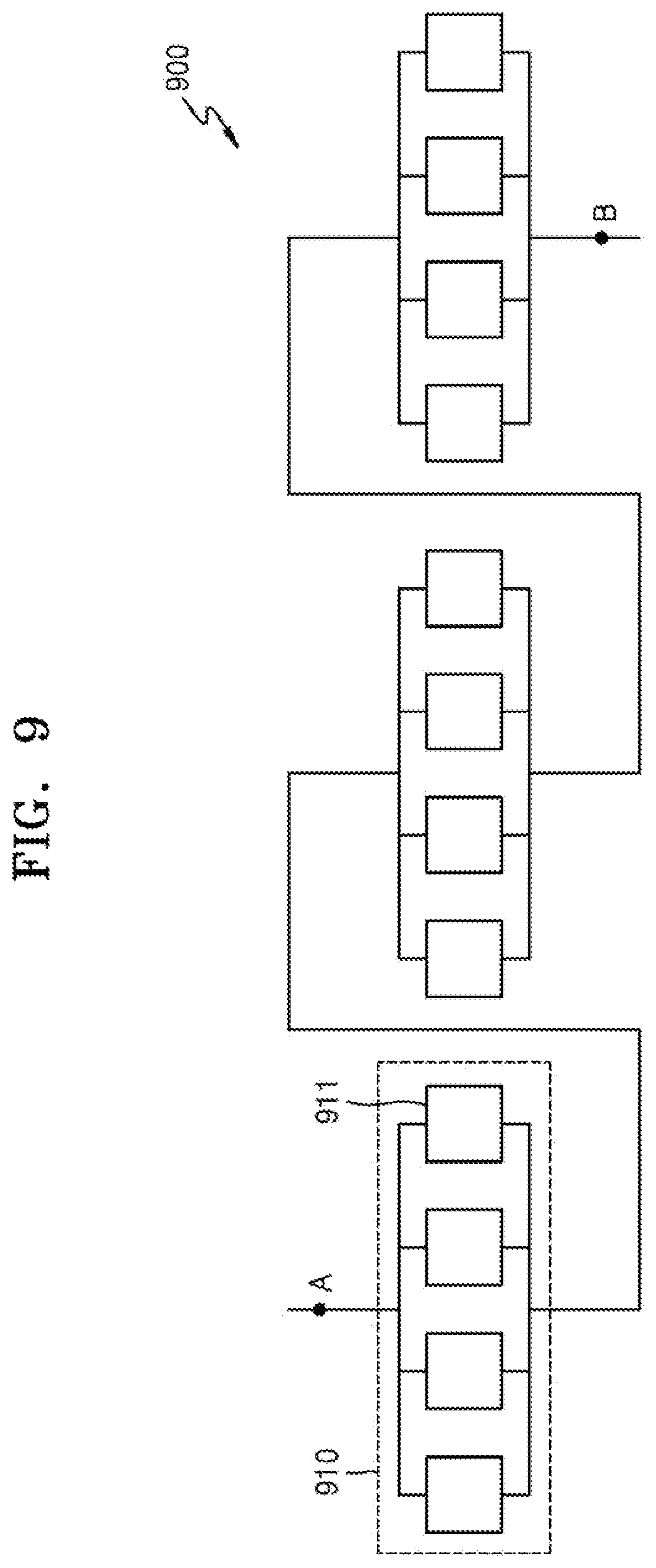 Patent US12590843 Figure 9 – Thermal imaging pixel, thermal imaging sensor, and bolometer
