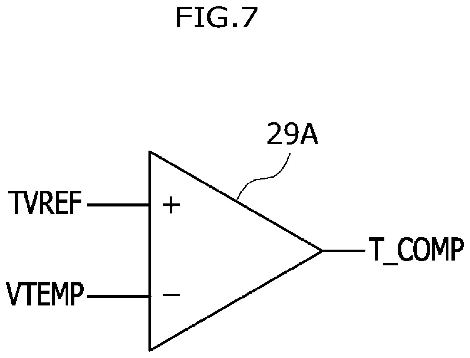 Patent US12590848 Figure 7 – Temperature sensor and electronic system for executing trimming operations