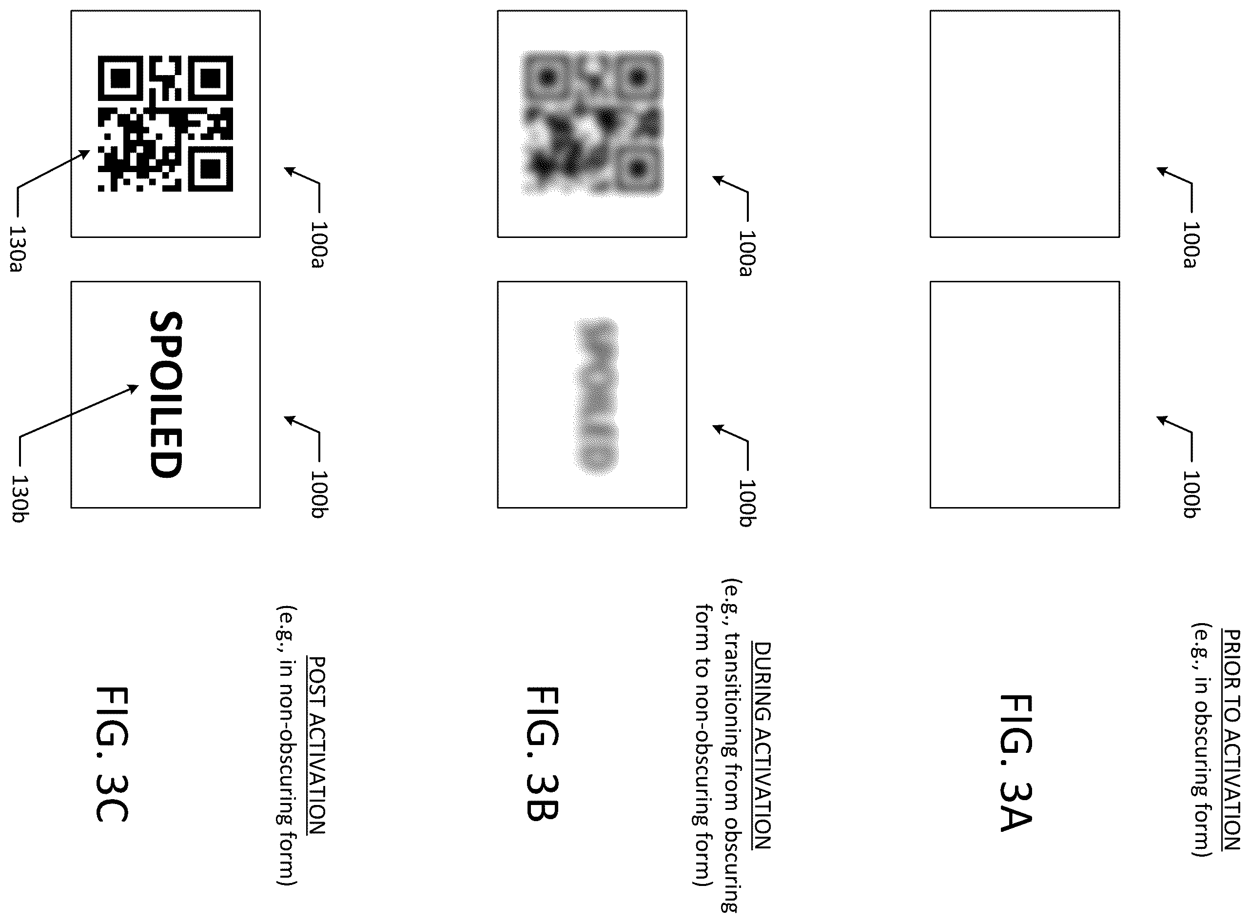 Patent US12590849 Figure 3 – Activatable warming indicator without dye