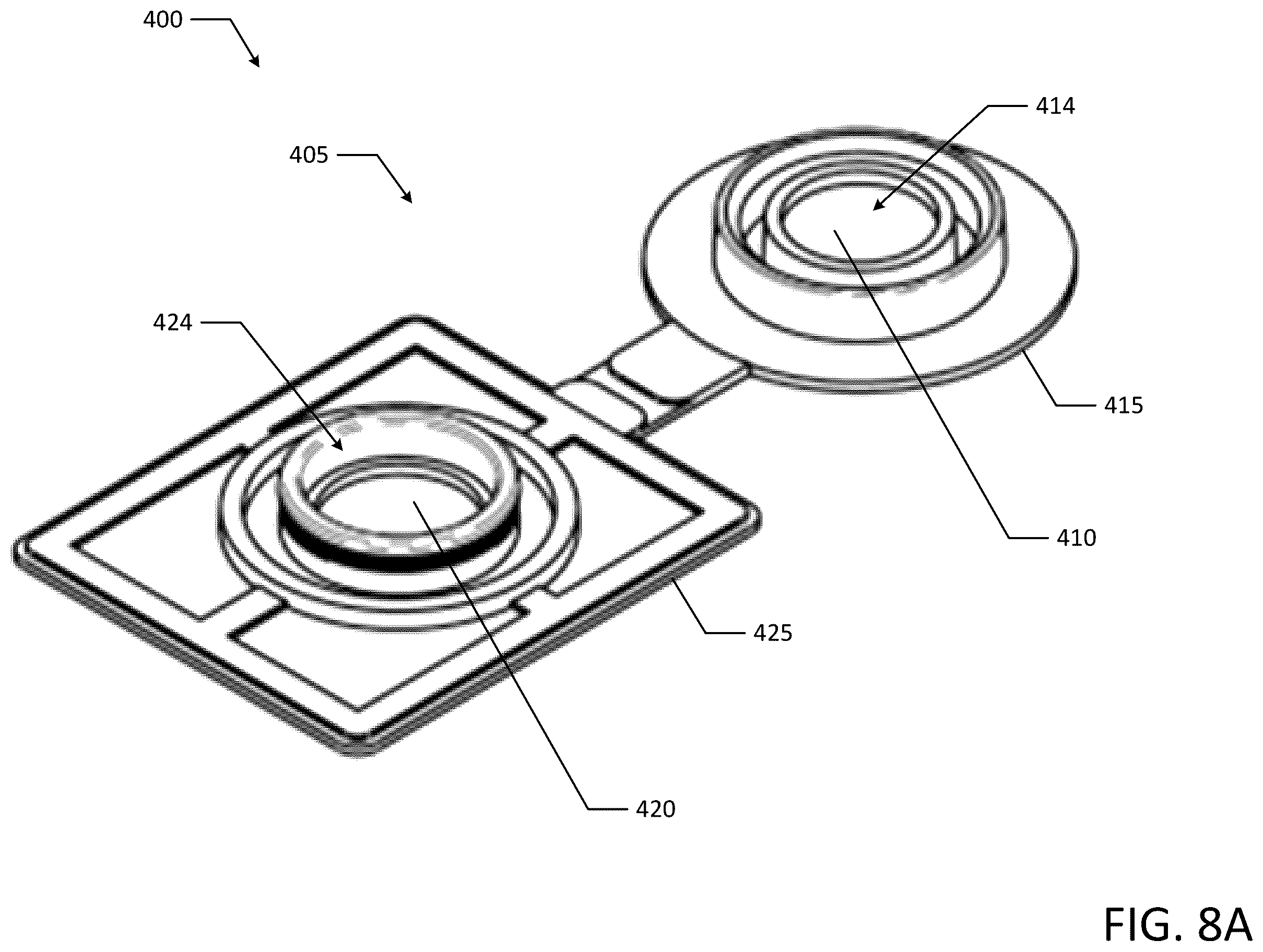 Patent US12590849 Figure 9 – Activatable warming indicator without dye