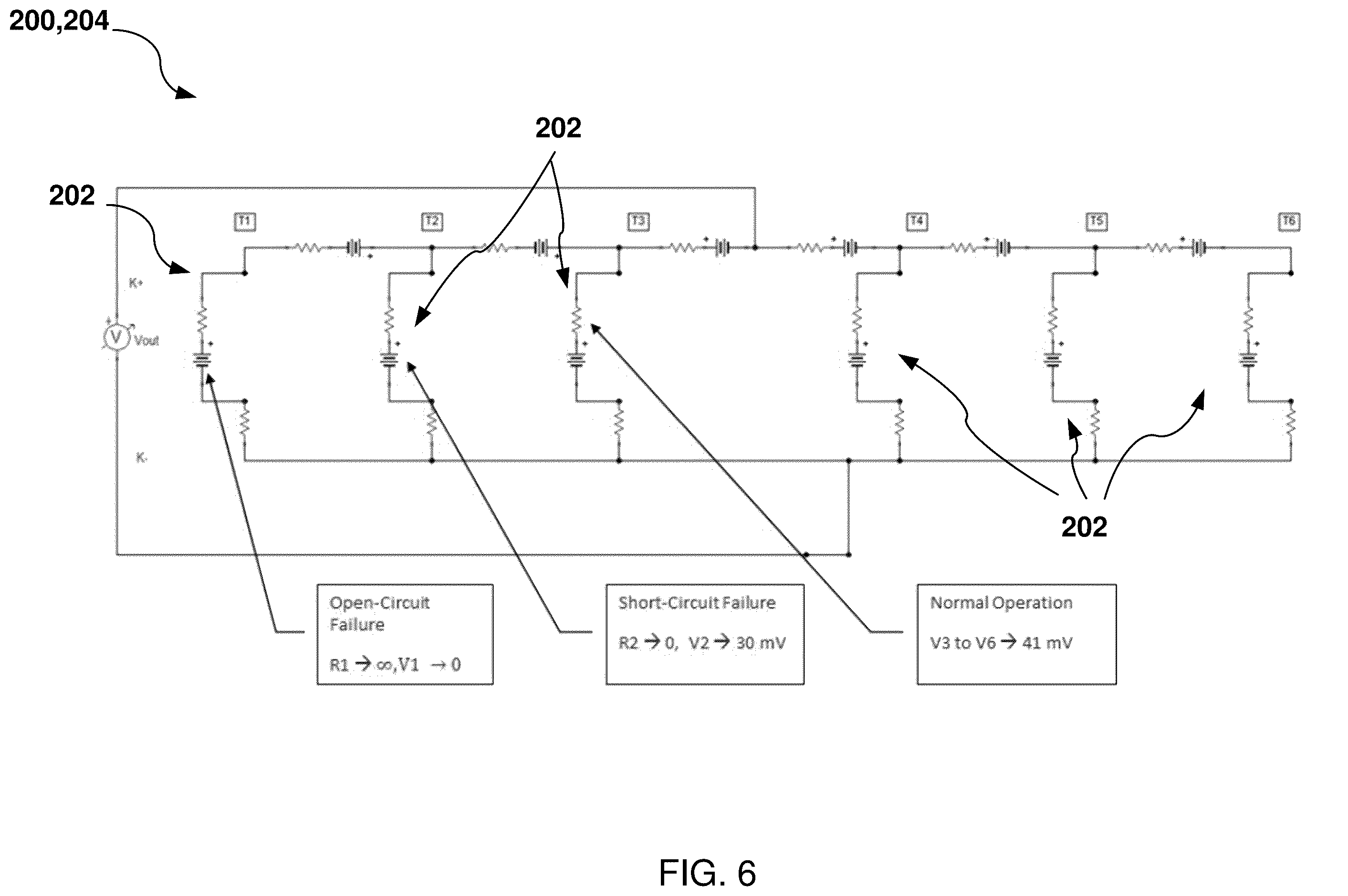Patent US12590850 Figure 6 – Detecting failure in a thermocouple array