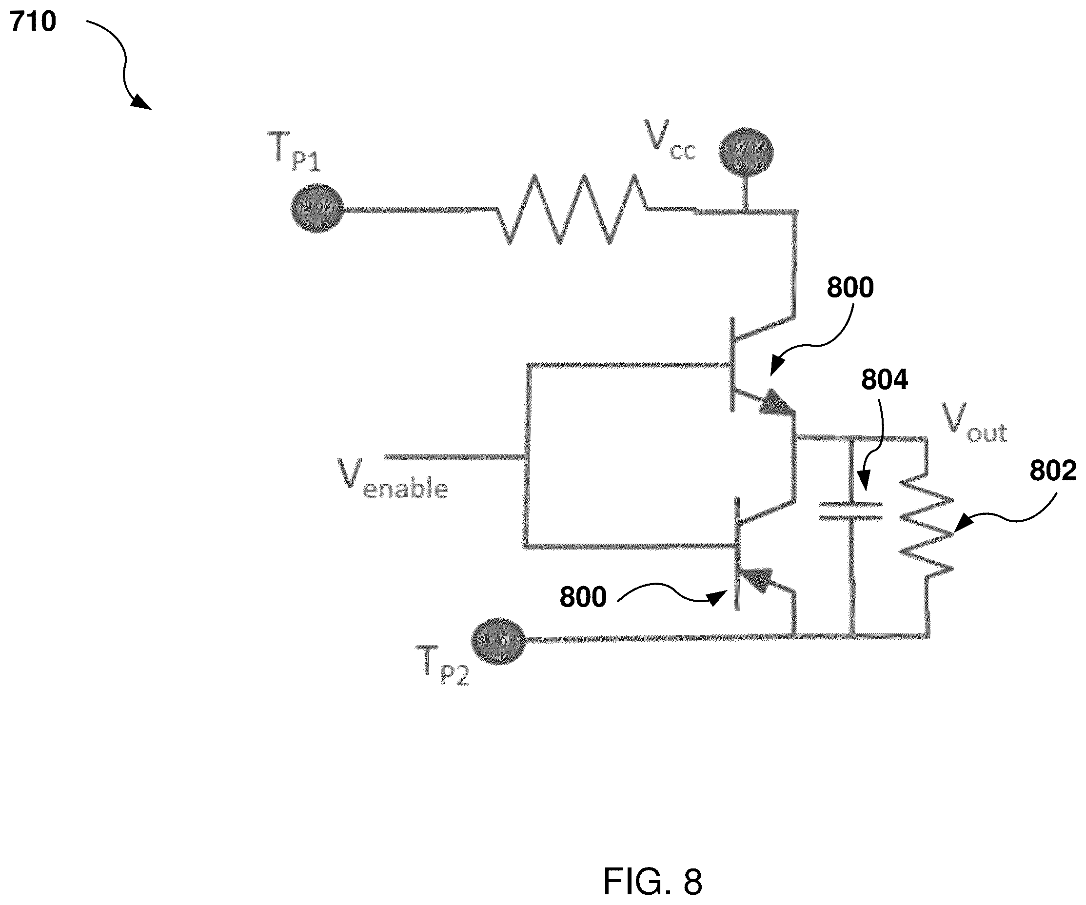 Patent US12590850 Figure 8 – Detecting failure in a thermocouple array