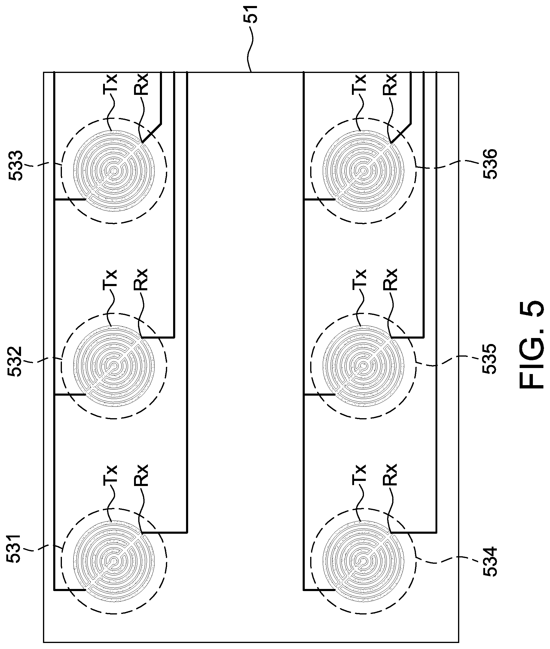 Patent US12590852 Figure 5 – Force sensor with polymer material layer
