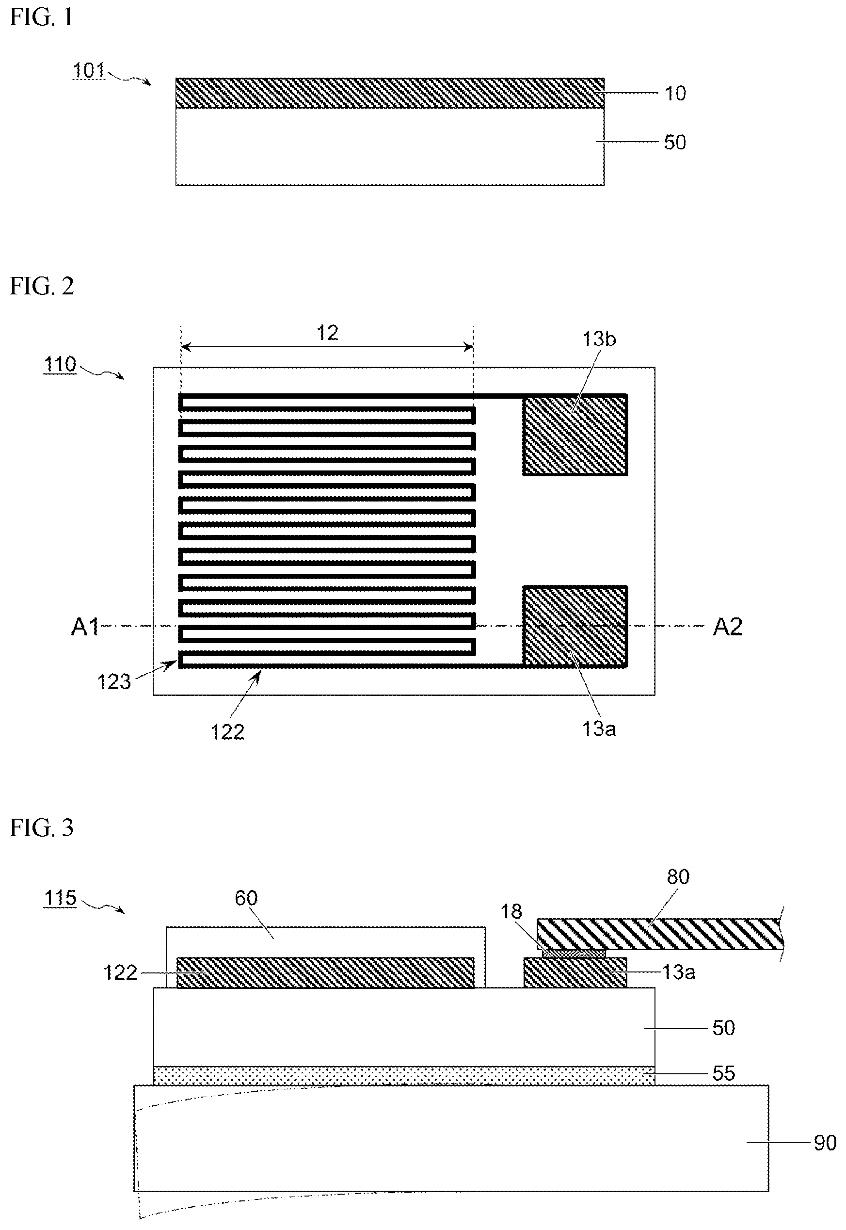 Patent US12590855 Figure 1 – Strain sensor, functional film, and method for manufacturing same