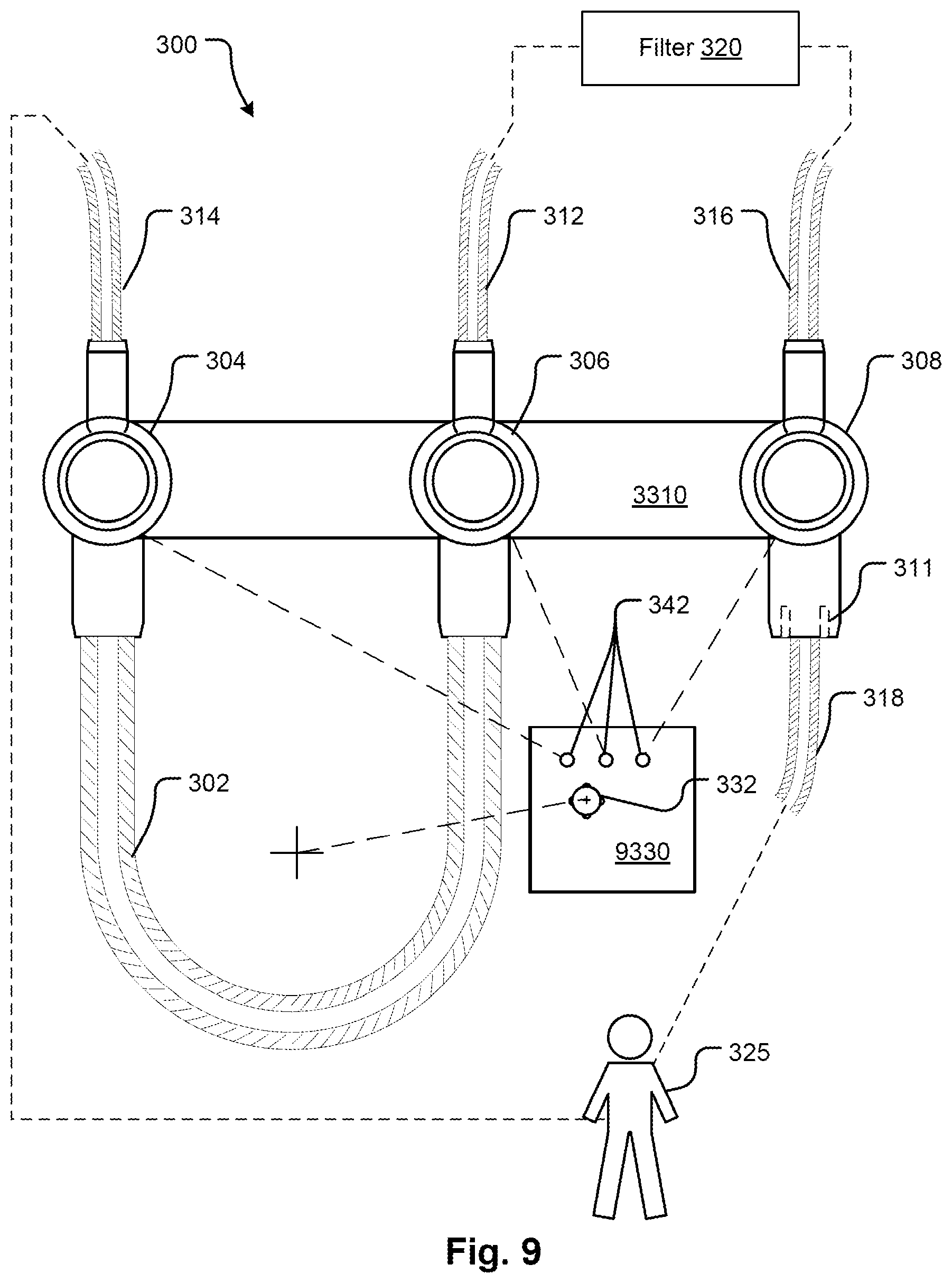 Patent US12590856 Figure 13 – Optical pressure measurement devices, methods, and systems