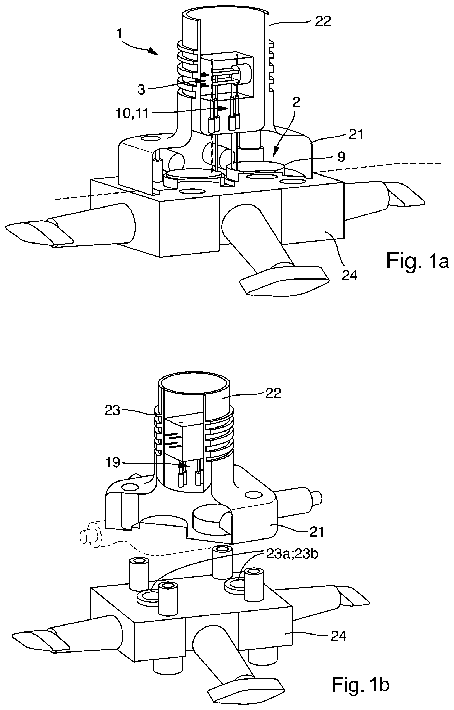 Patent US12590857 Figure 1 – Coplanar differential pressure transducer