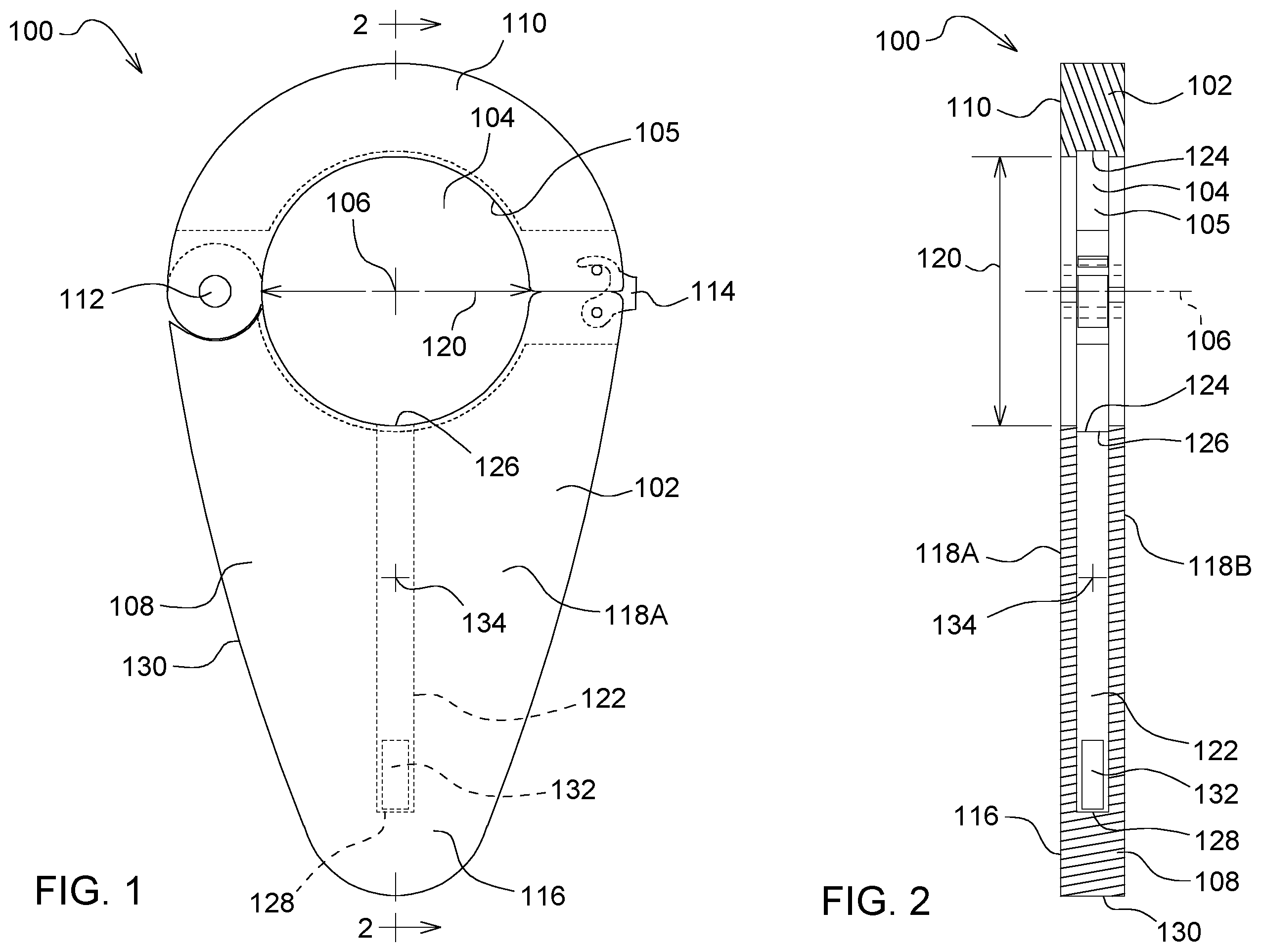 Patent US12590859 — Fob geometry for leak detection in mobile equipment — Figure 1