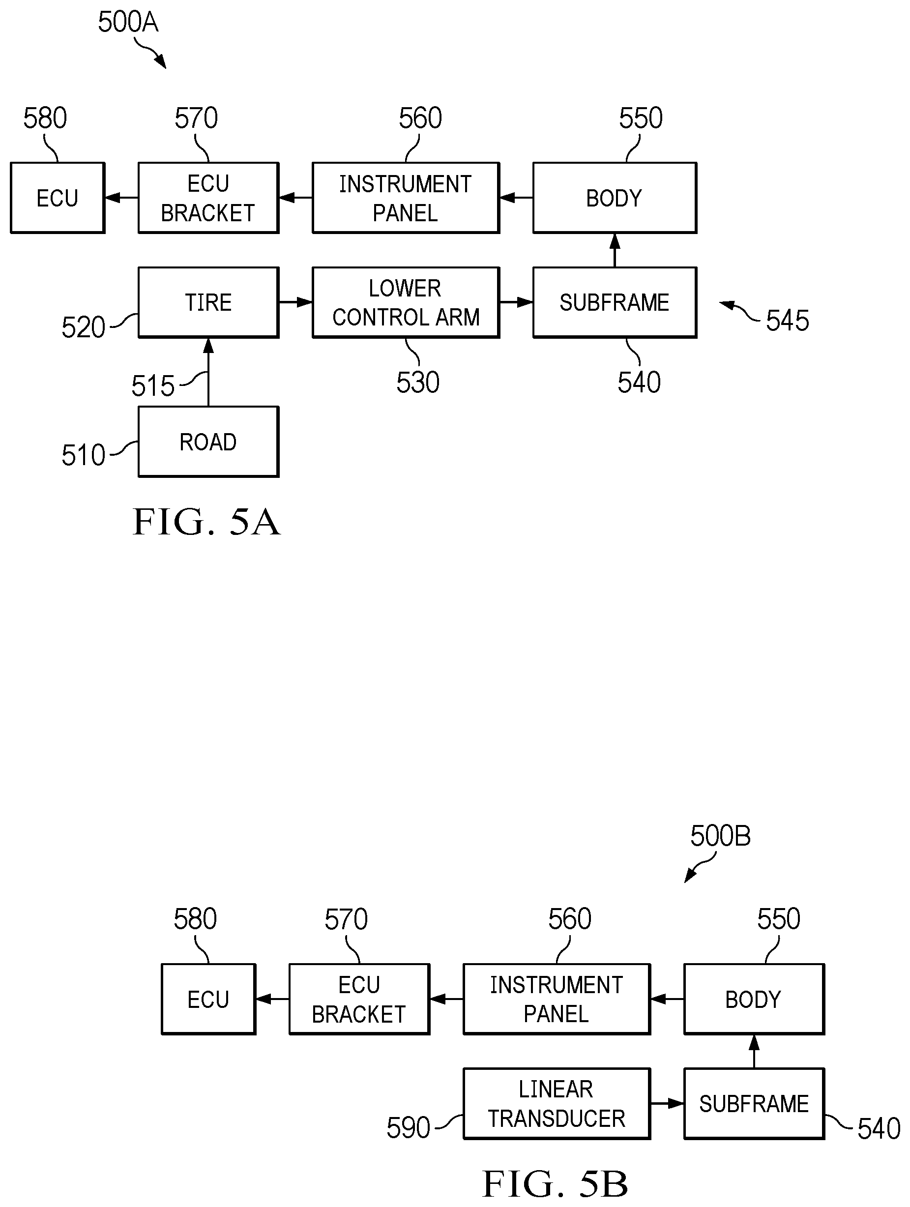 Patent US12590862 Figure 5 – Devices, systems, and methods for inducing automotive body vibration
