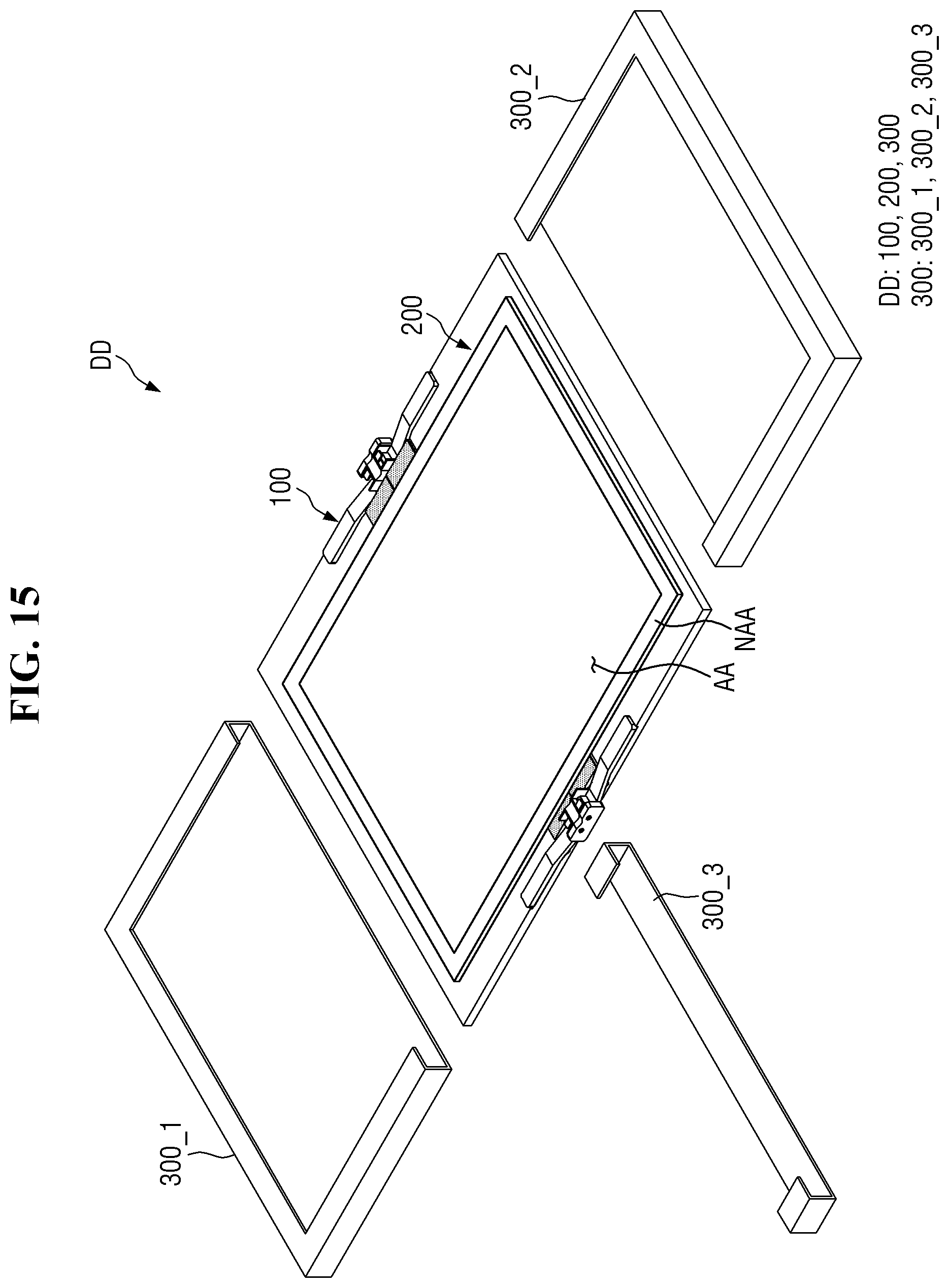 Patent US12590872 Figure 15 – Jig for testing flexible panel and display device including the same