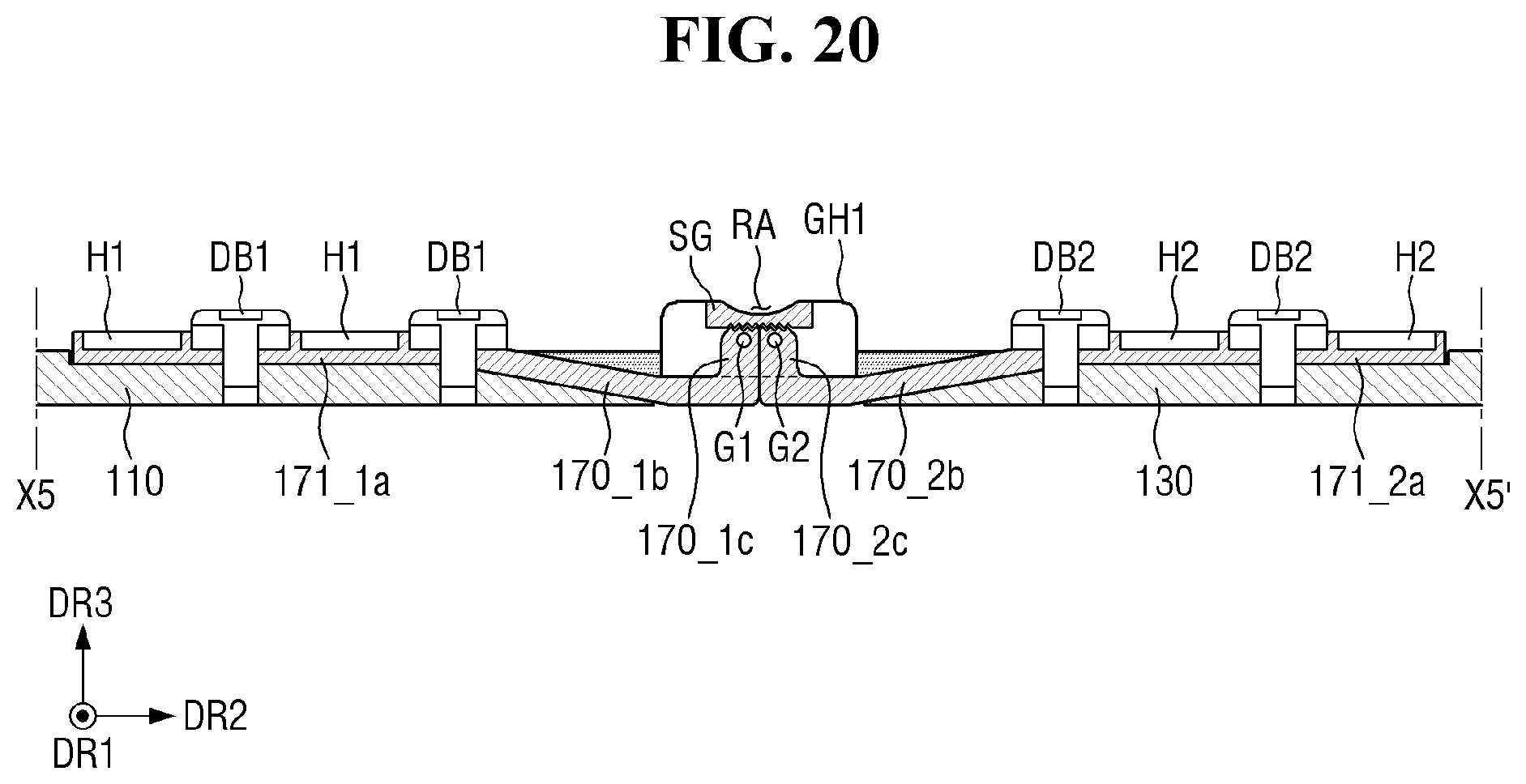 Patent US12590872 Figure 20 – Jig for testing flexible panel and display device including the same