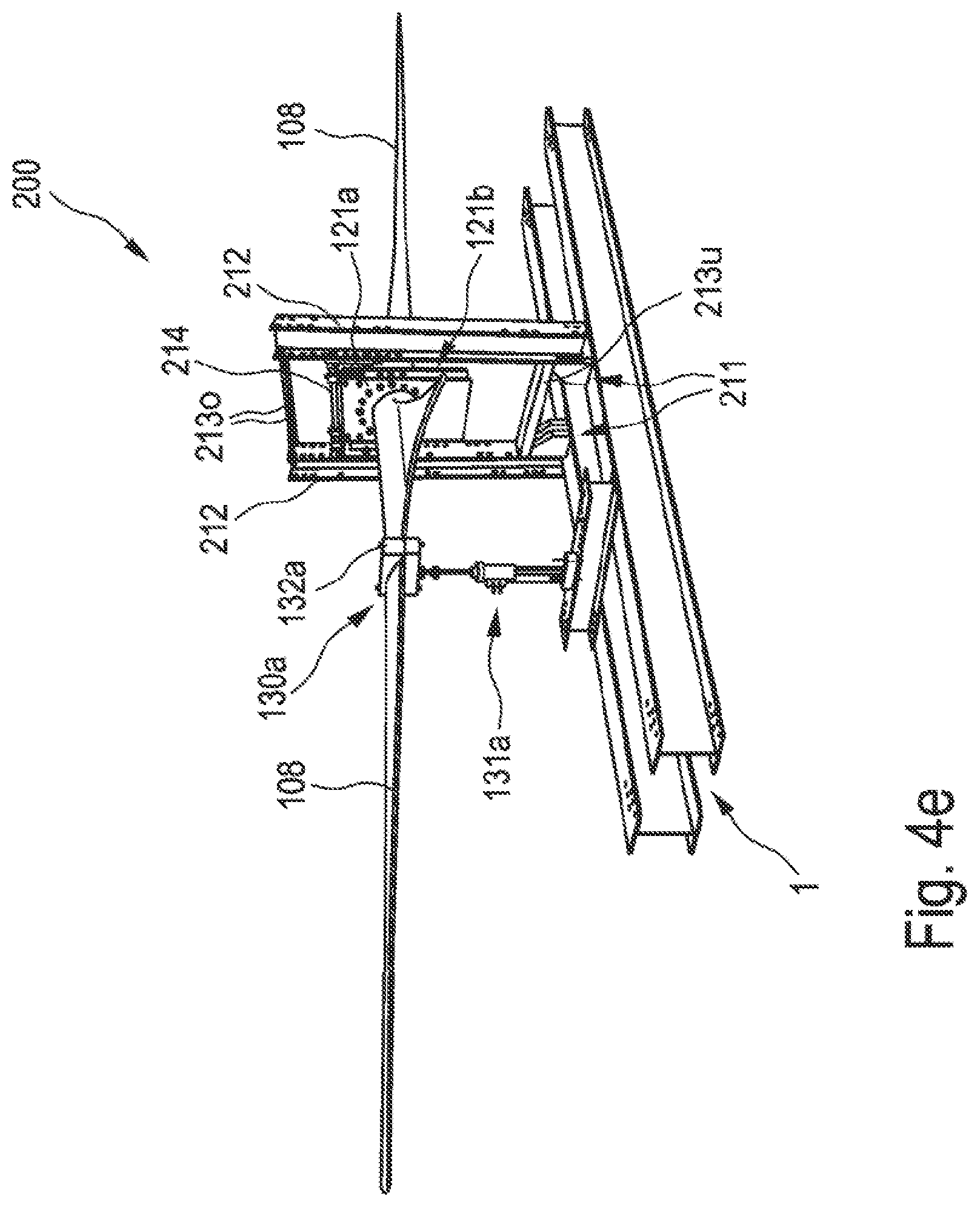 Patent US12590873 Figure 9 – Method and testing device for simultaneously testing two rotor blades and/or two rotor blade segments for a wind power installation