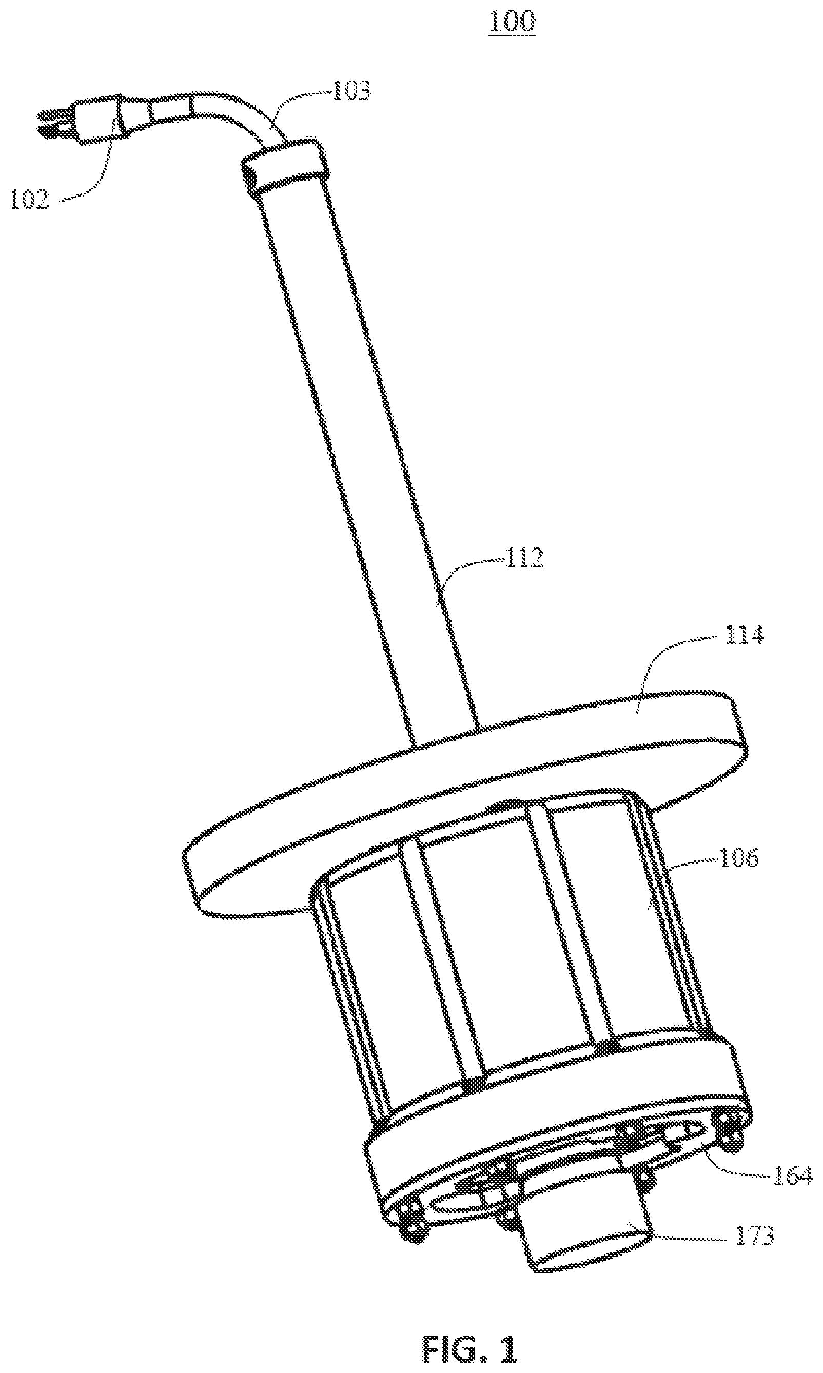 Patent US12590875 Figure 1 – Submersible impact test hammer