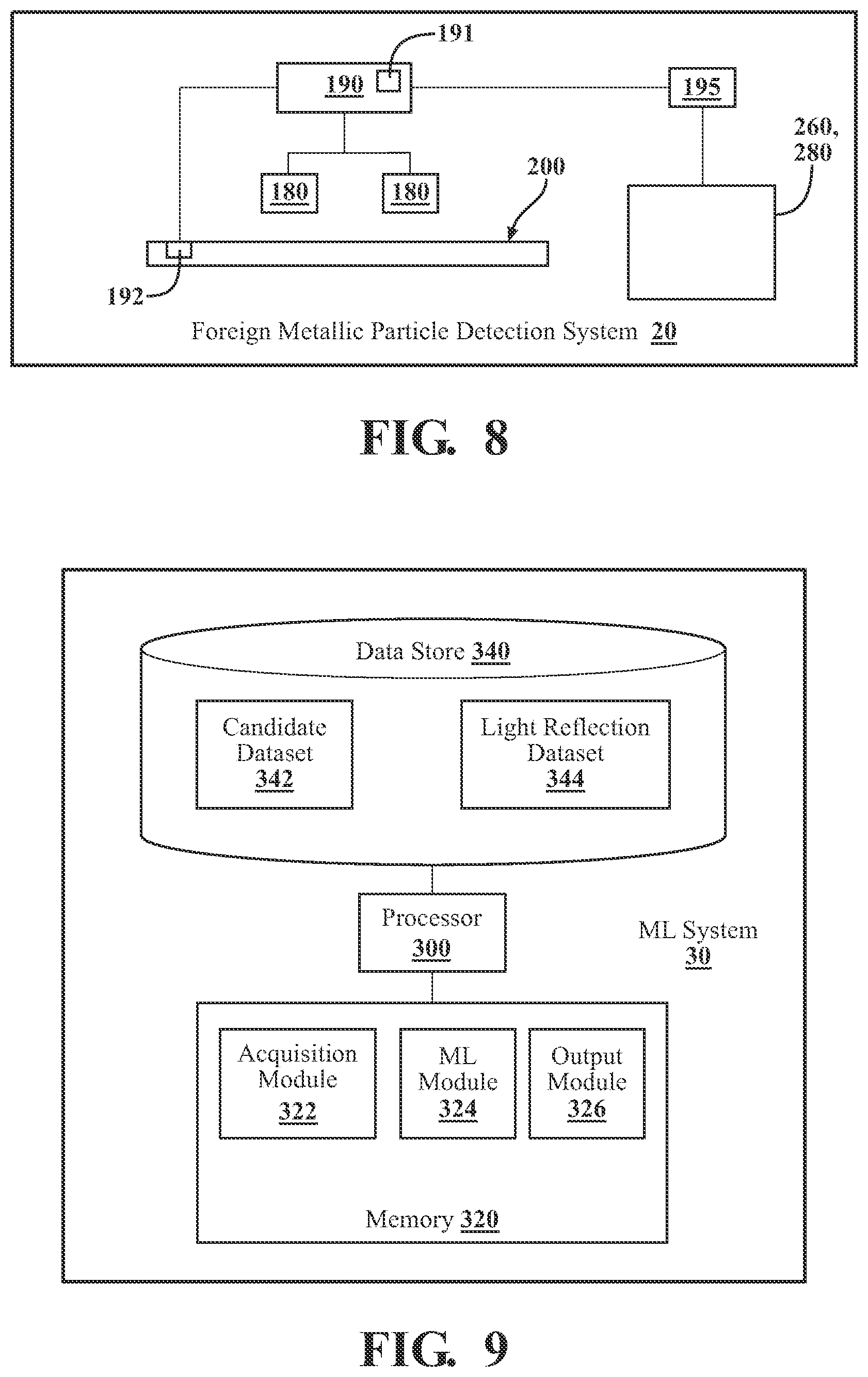 Patent US12590878 Figure 7 – Systems and methods for detecting foreign metallic particles