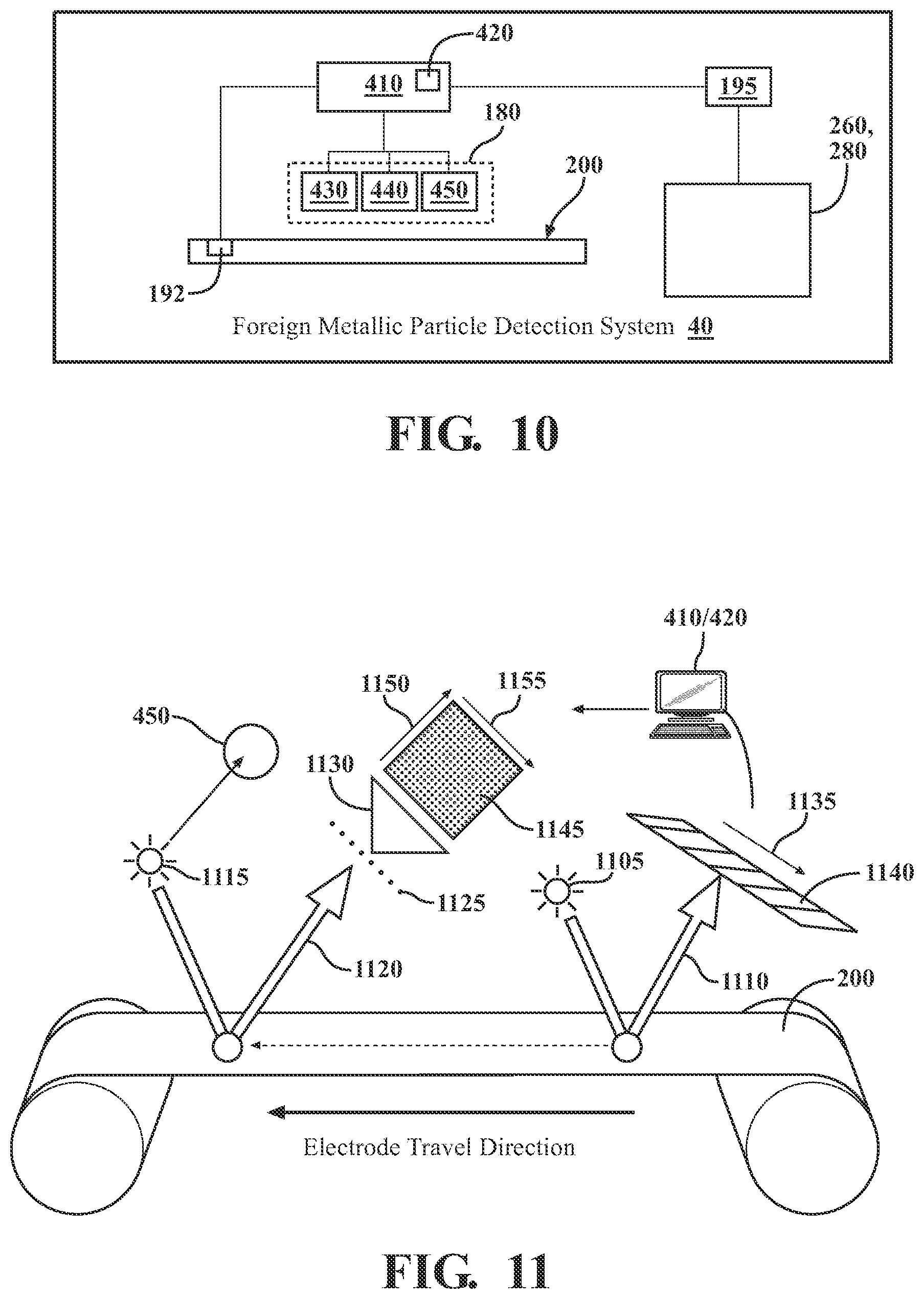 Patent US12590878 Figure 8 – Systems and methods for detecting foreign metallic particles