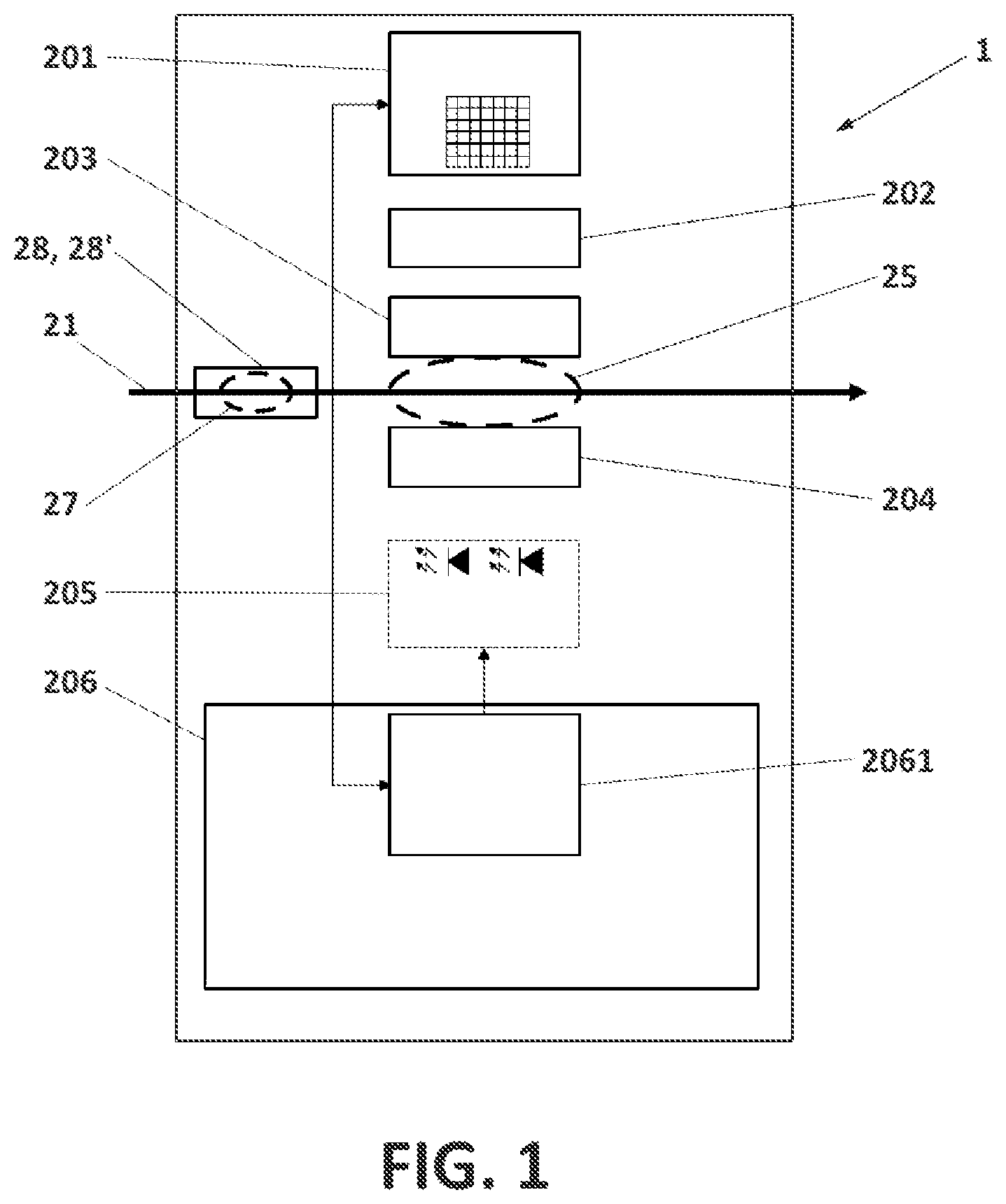 Patent US12590883 Figure 1 – System and method for inspecting a fluid