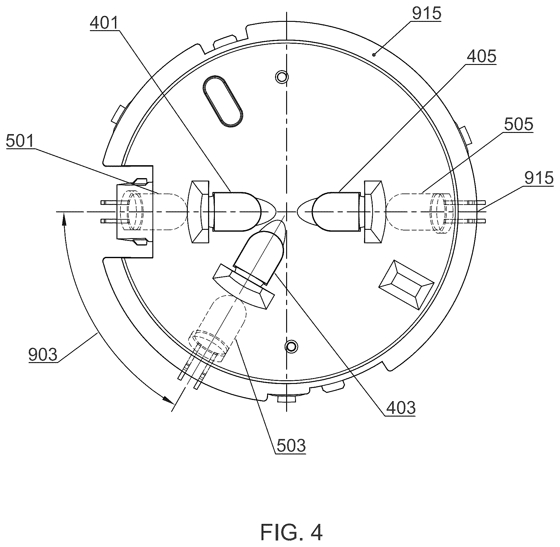 Patent US12590893 Figure 4 – Forward and back scattering smoke detector and method of use