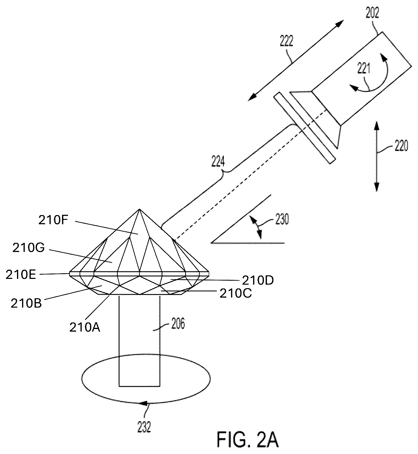 Patent US12590902 Figure 3 – High clarity gemstone facet and internal imaging analysis