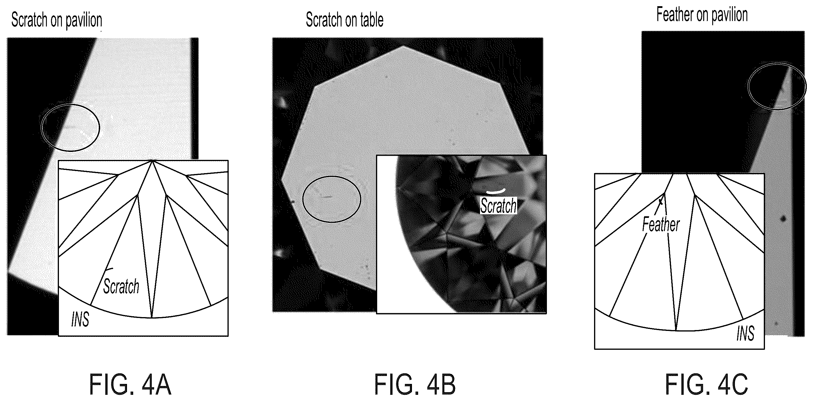 Patent US12590902 Figure 7 – High clarity gemstone facet and internal imaging analysis