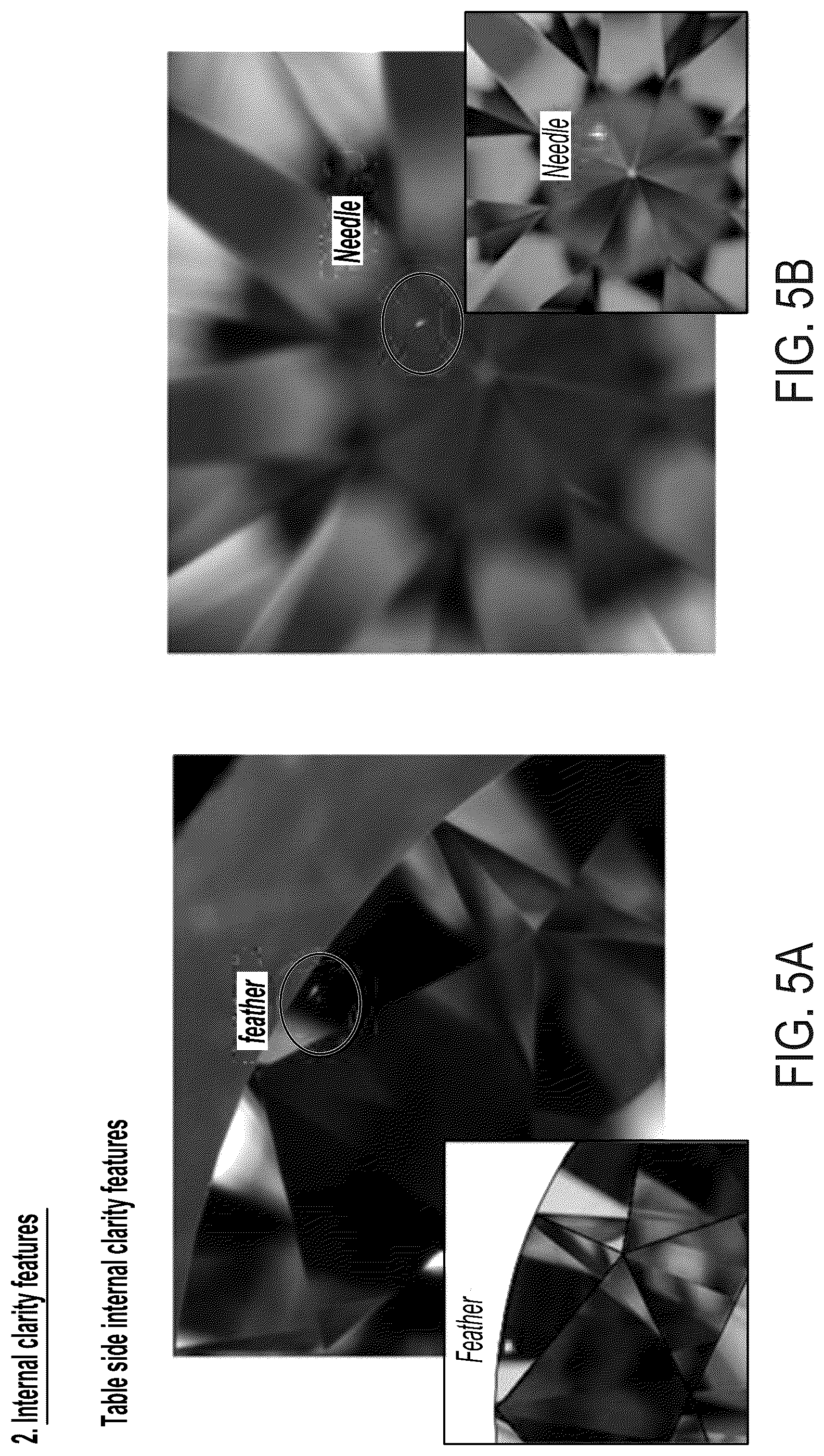 Patent US12590902 Figure 8 – High clarity gemstone facet and internal imaging analysis