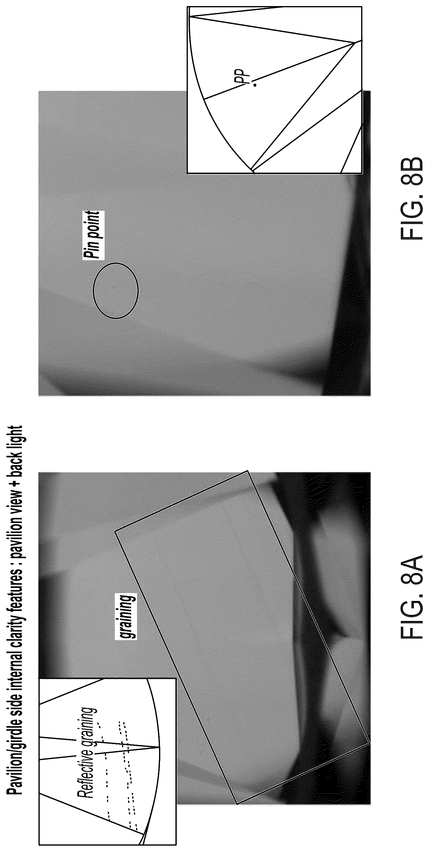 Patent US12590902 Figure 11 – High clarity gemstone facet and internal imaging analysis