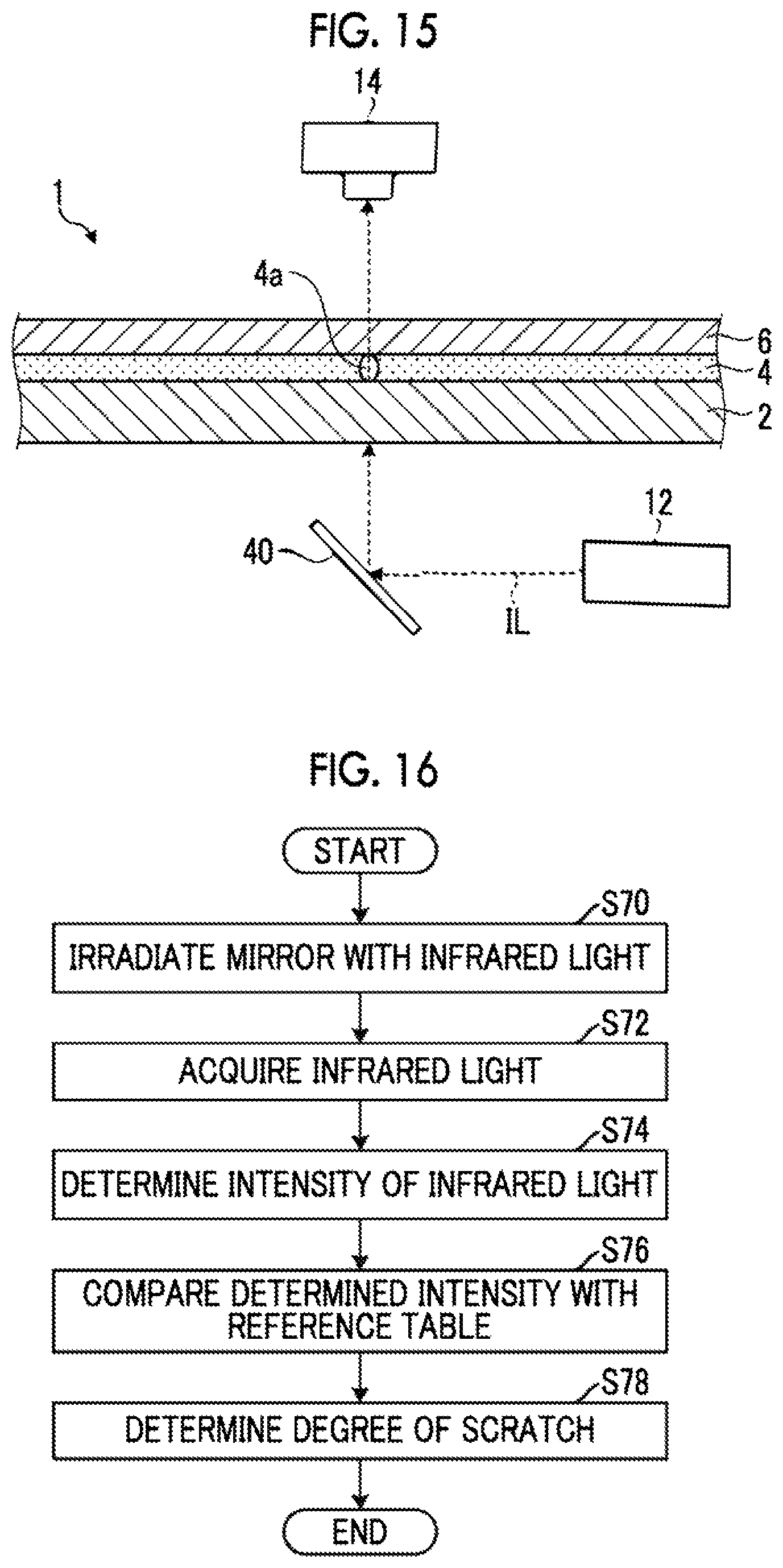 Patent US12590903 Figure 8 – Inspection device and inspection method with infrared light for scratch detection on inspection target