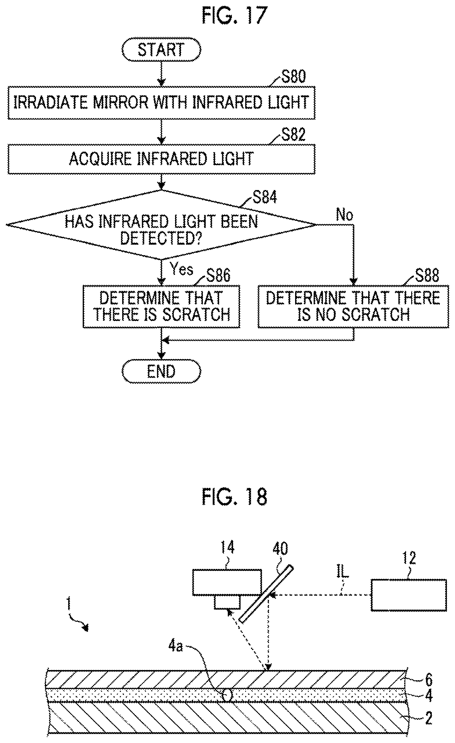 Patent US12590903 Figure 9 – Inspection device and inspection method with infrared light for scratch detection on inspection target