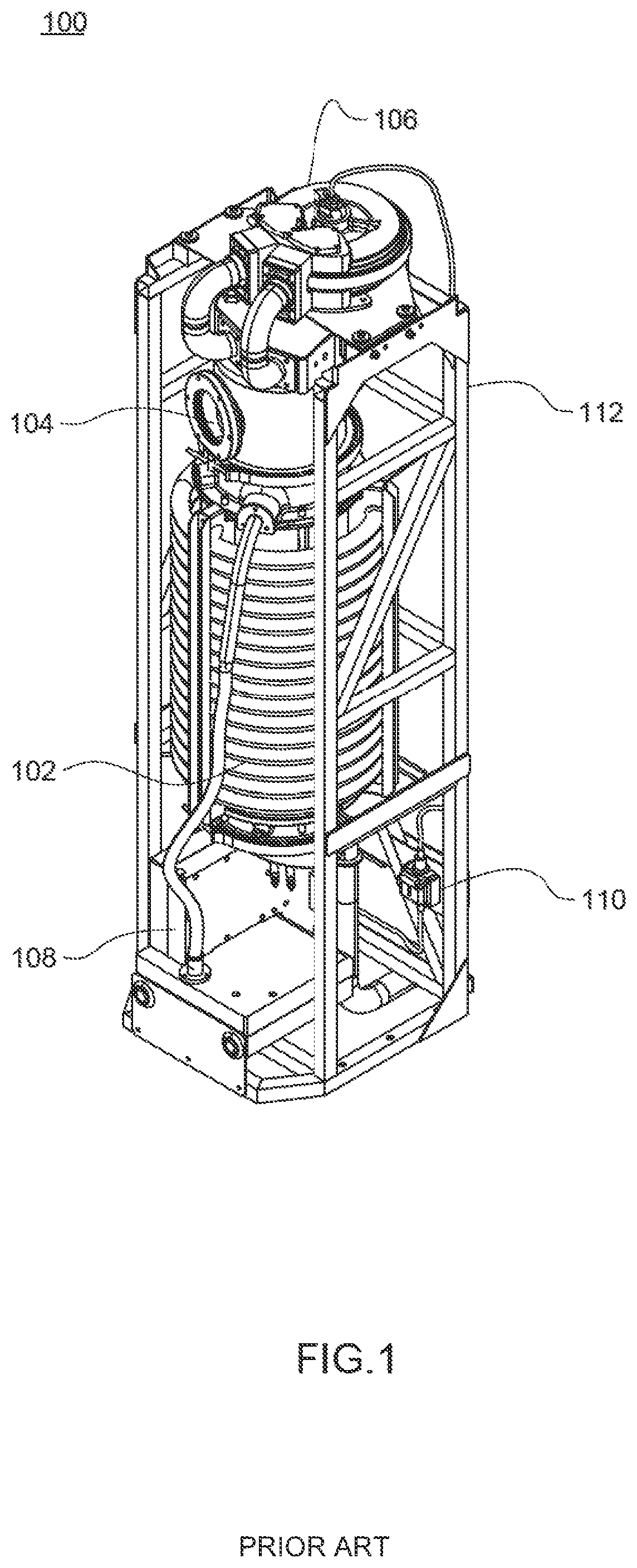 Patent US12590917 Figure 1 – Water vapor distillation apparatus, method and system