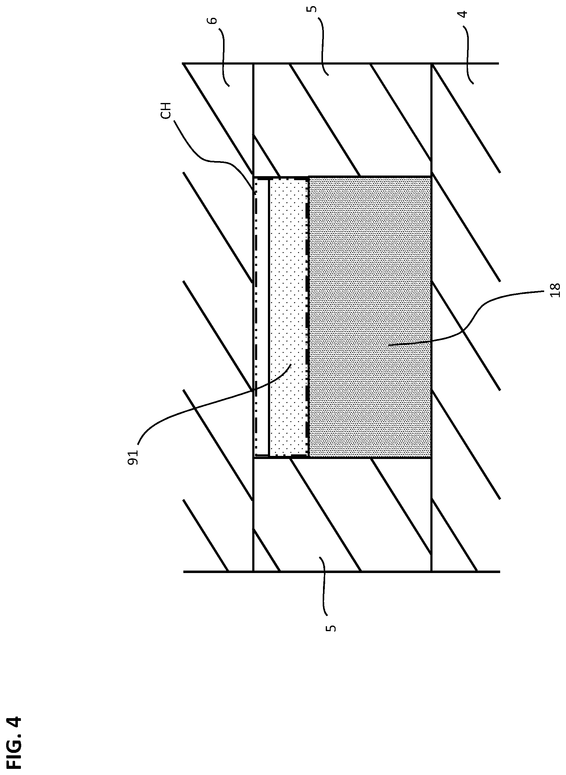Patent US12590919 Figure 4 – Gas sensor element and gas sensor