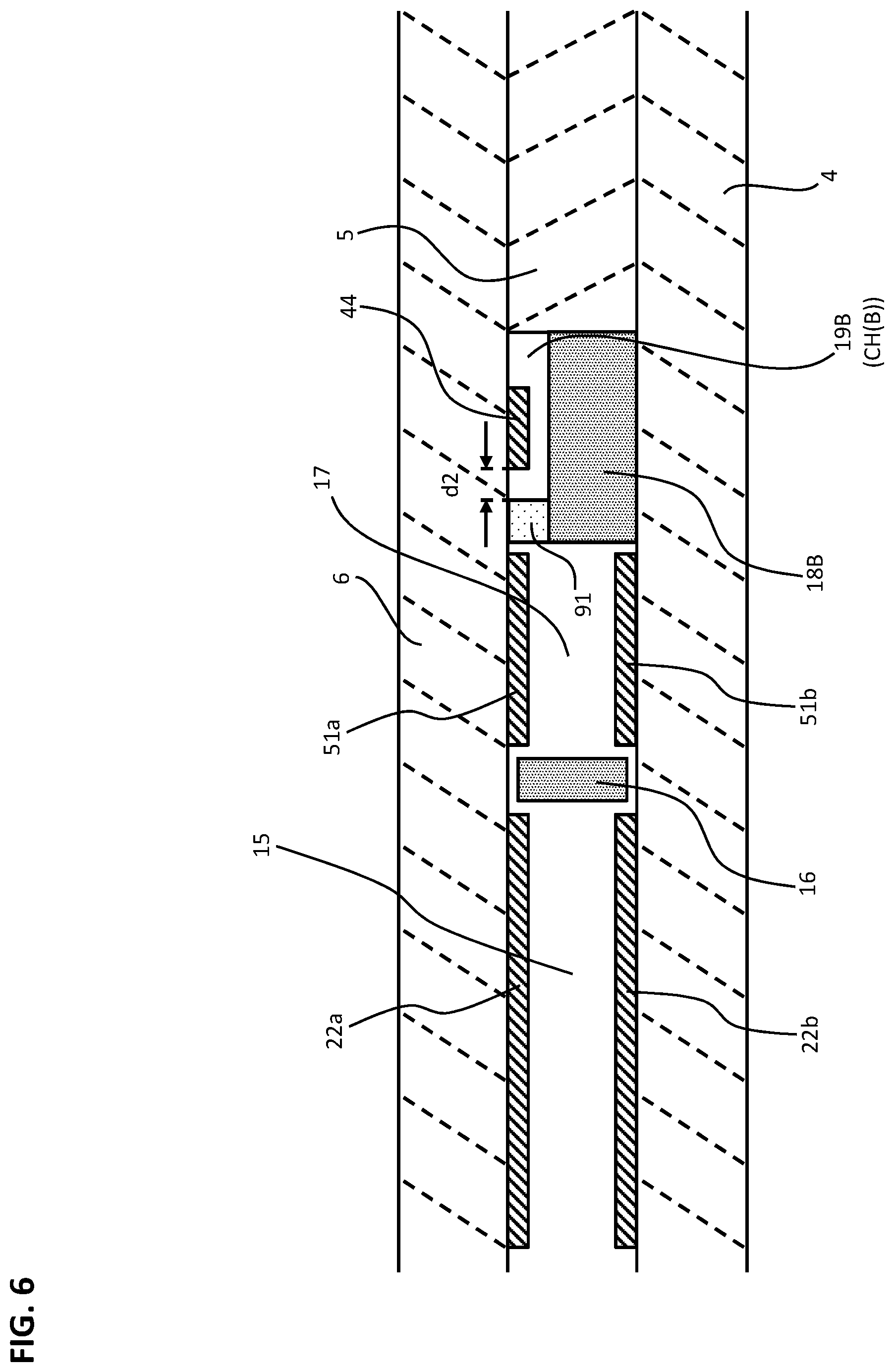 Patent US12590919 Figure 6 – Gas sensor element and gas sensor